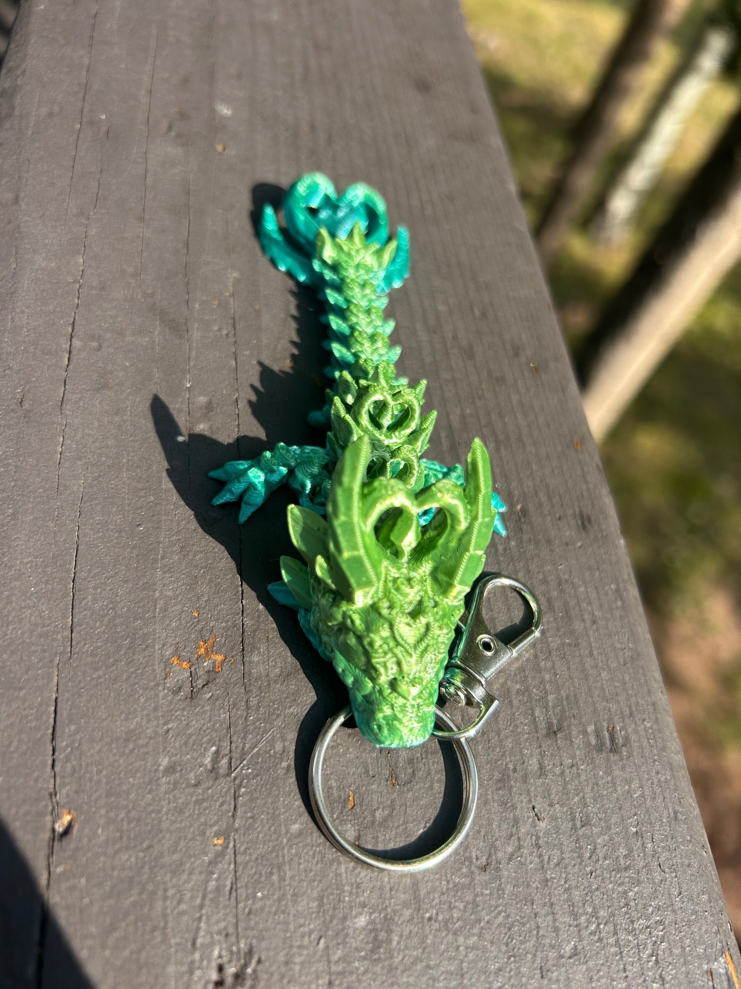 Dark Heart Dragon Tadling Keychains