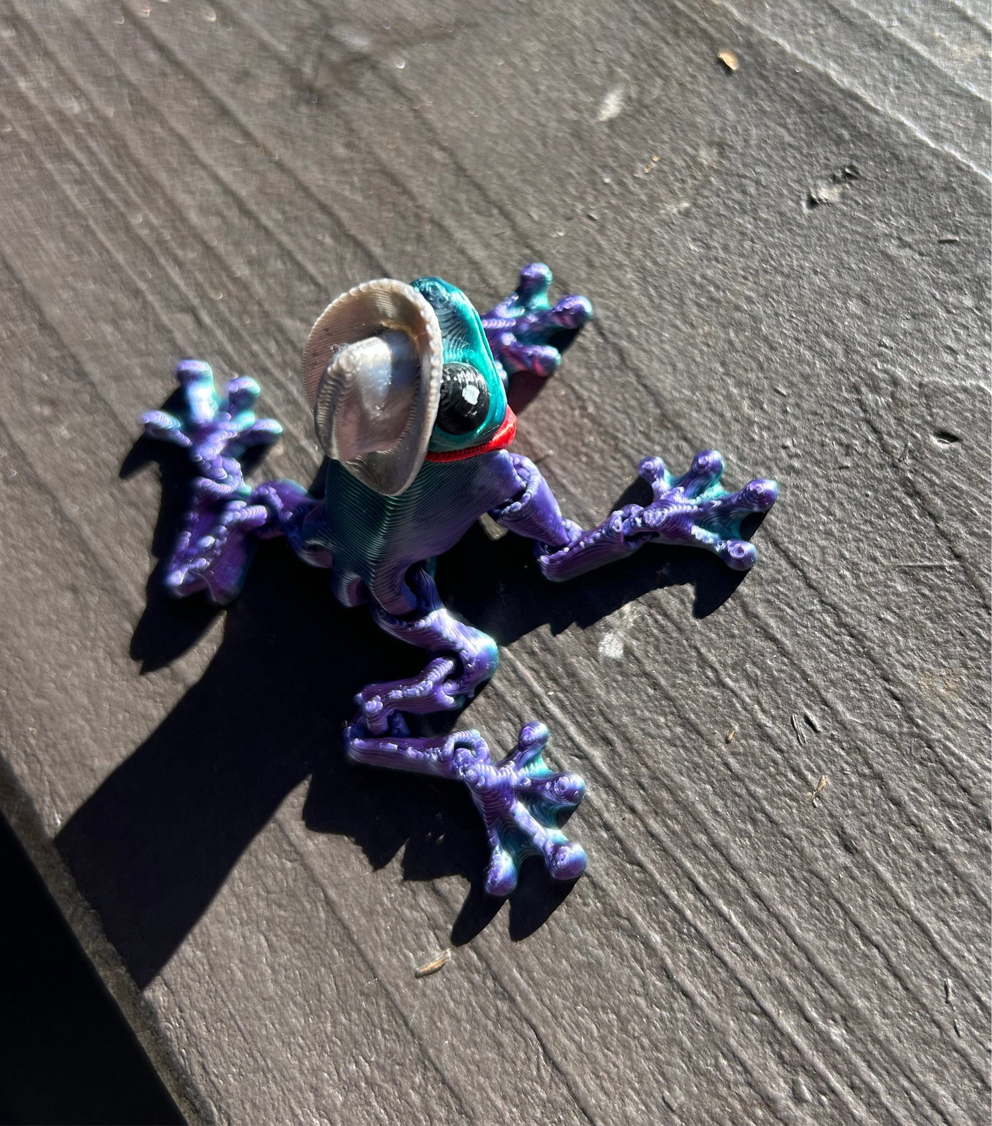 Tiny Cowboy Frog Magnet