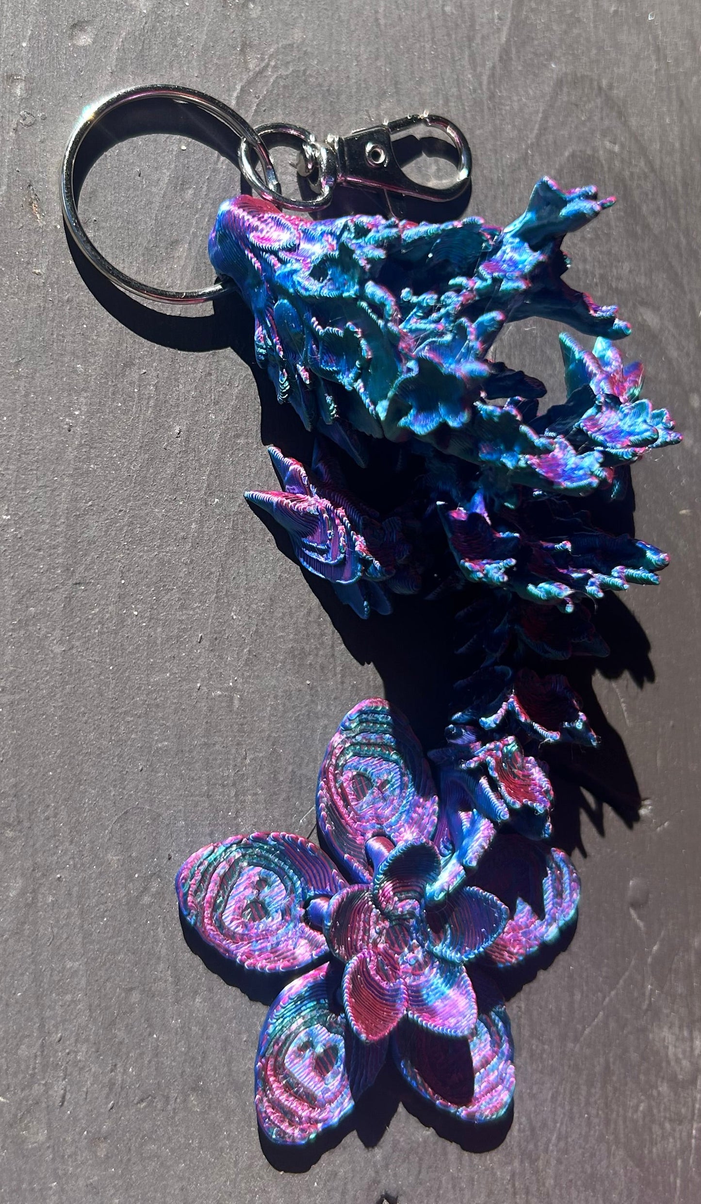 Cherry Blossom Dragon Tadling Keychains