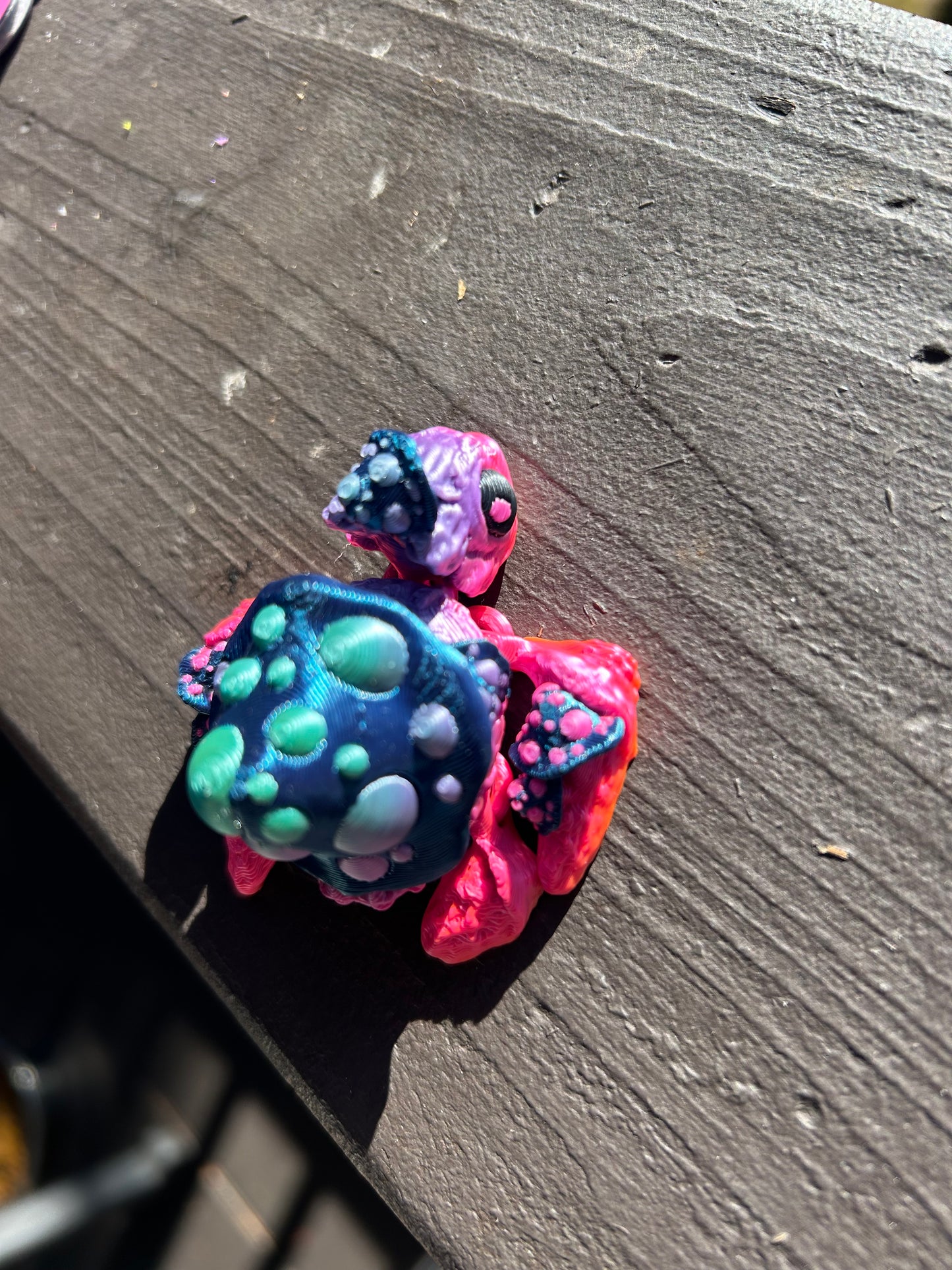 Tiny Mushroom Turtle Magnets