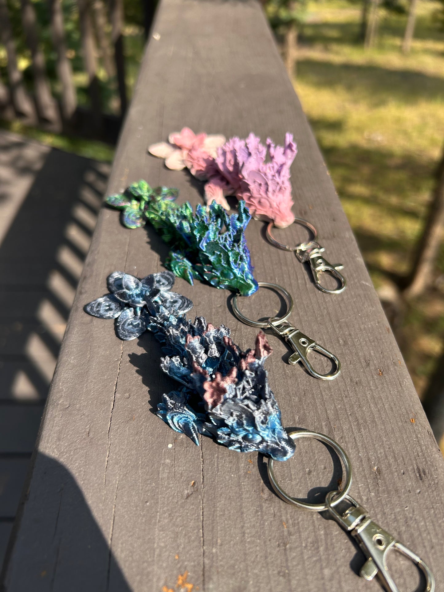 Blossom Dragon Tadling Keychains