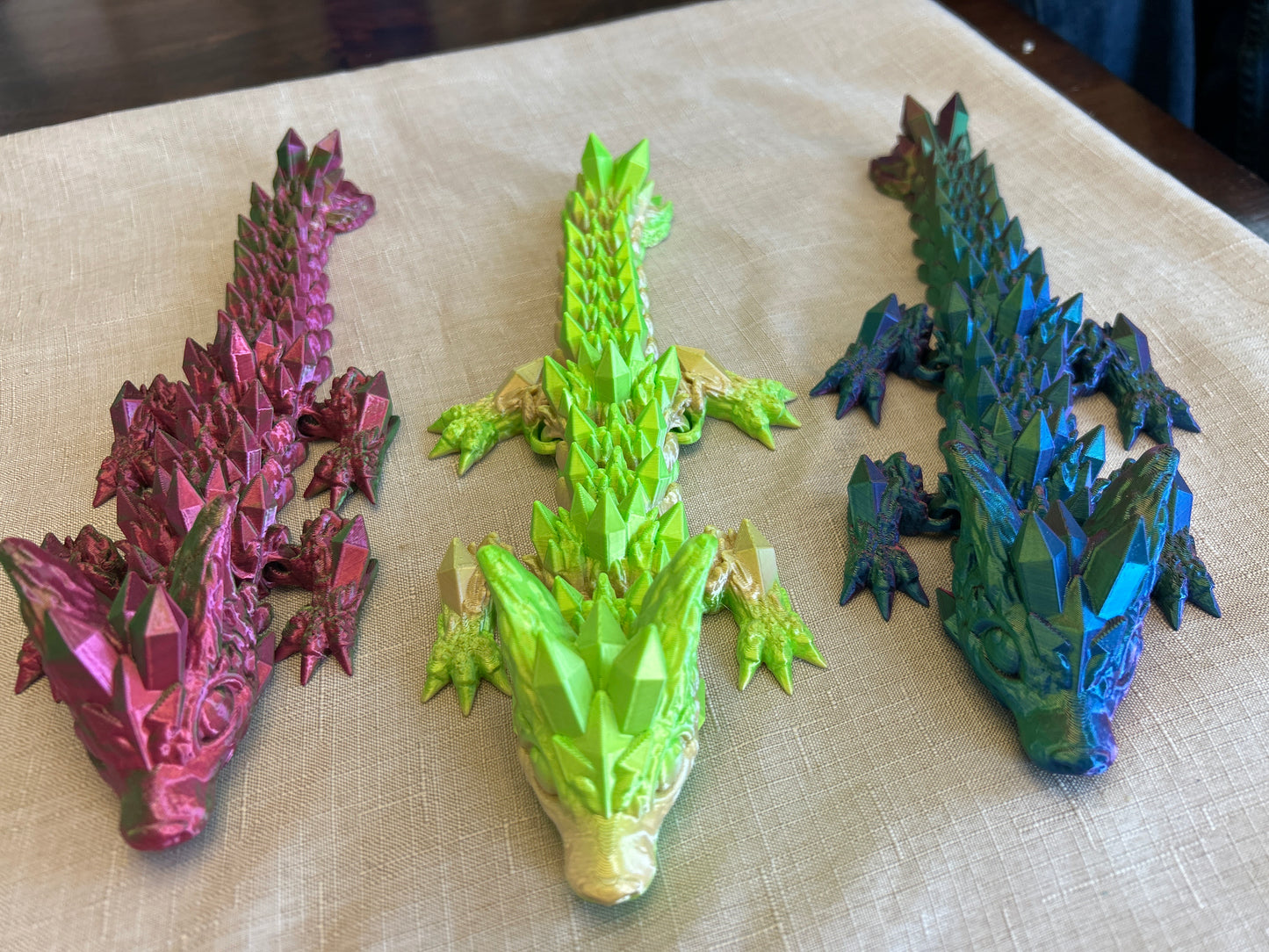 Baby Crystal Wolf Dragon