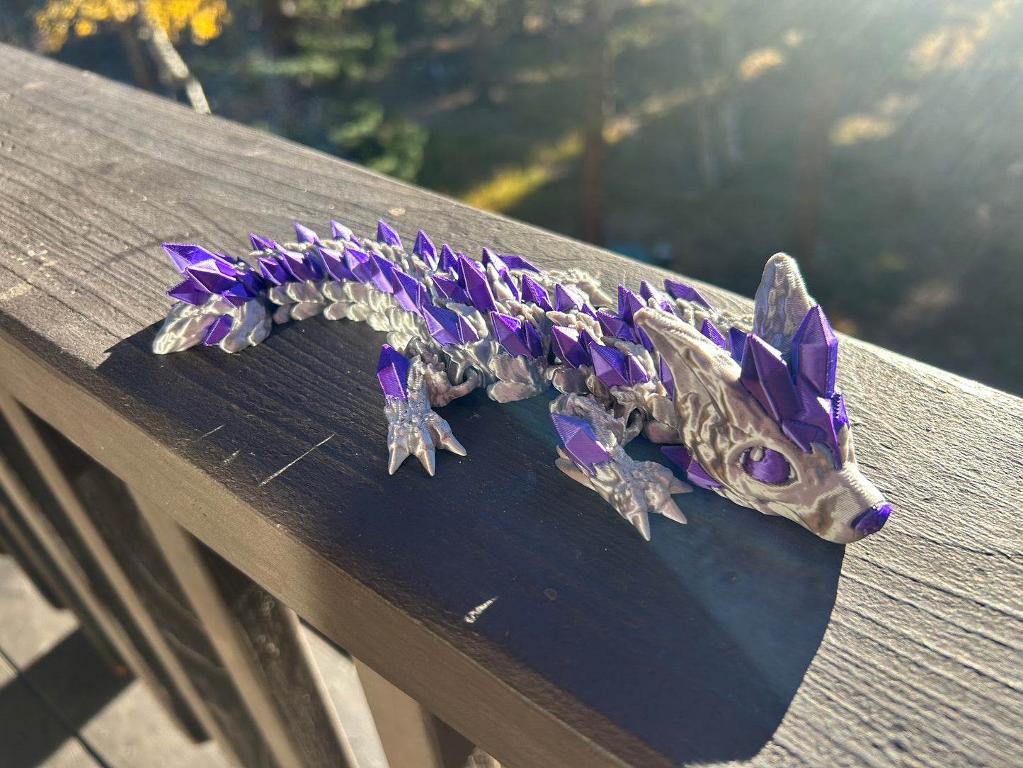 Baby Crystal Wolf Dragon