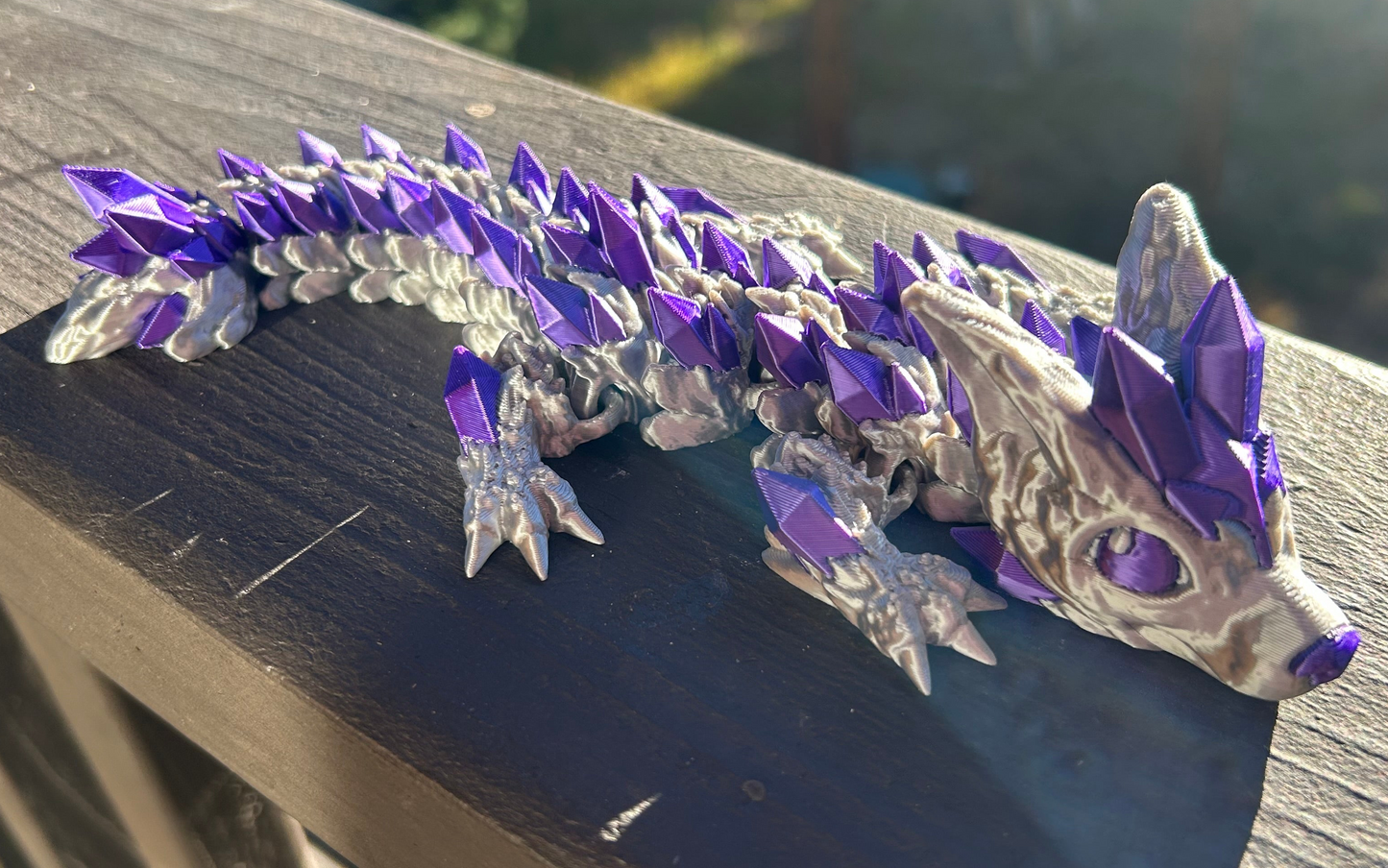 Baby Crystal Wolf Dragon