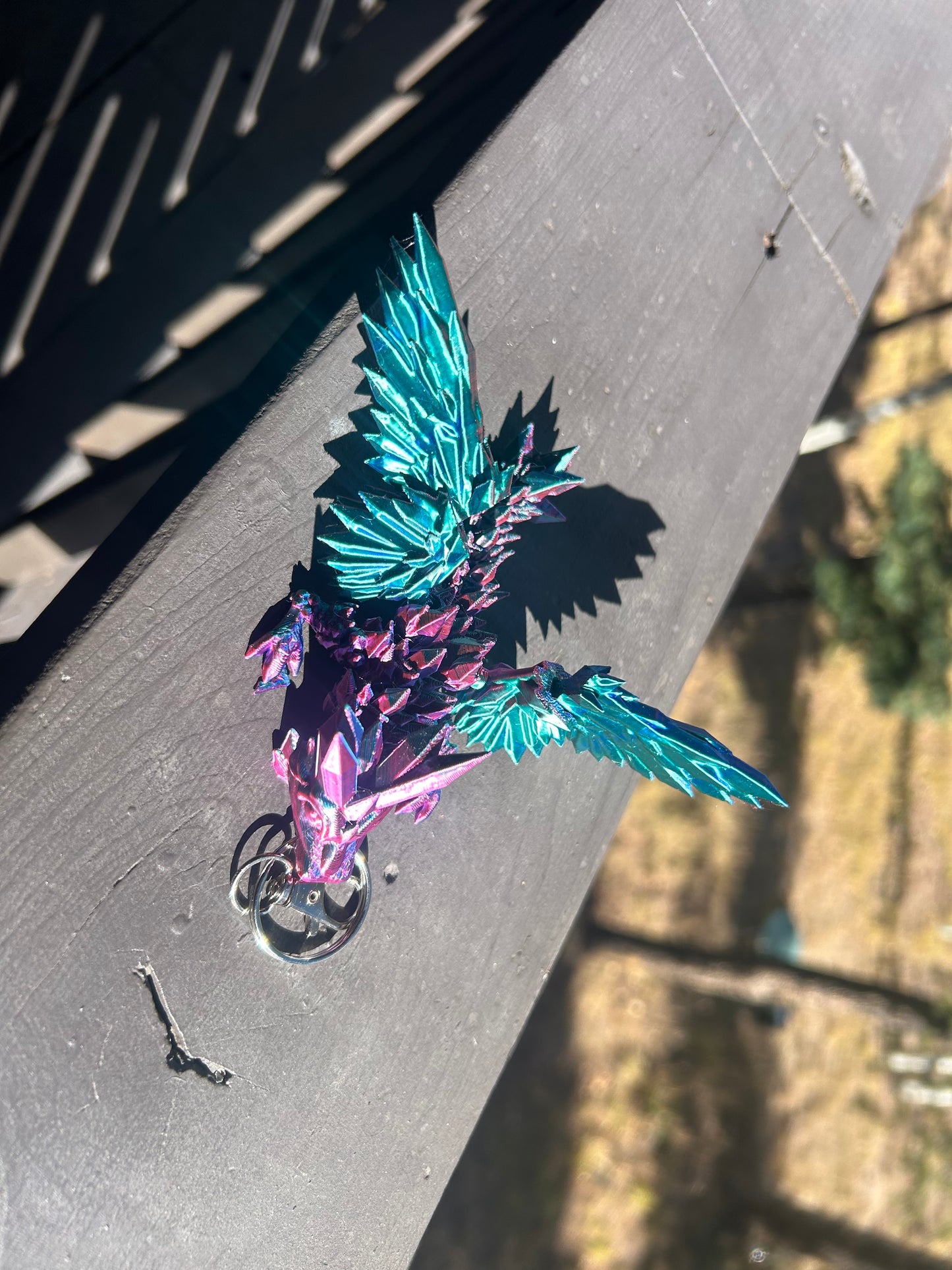Crystal Dragon Tadling Keychains