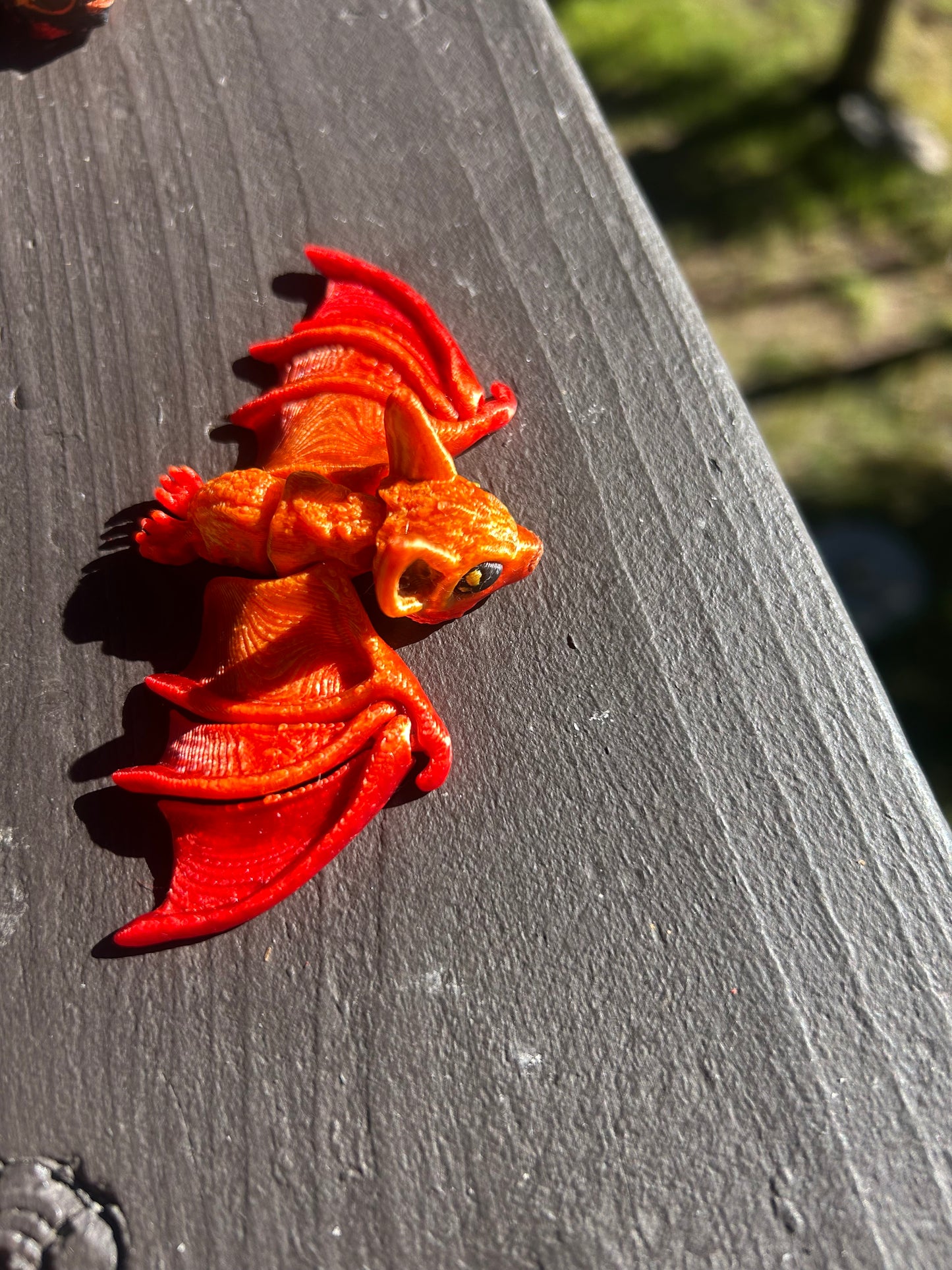 Tiny, Articulated Bat Magnets