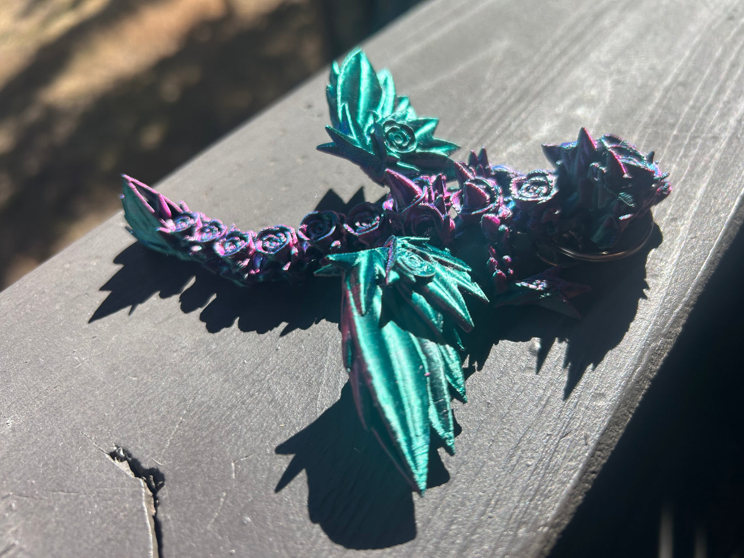 Rose Dragon Tadling Keychains