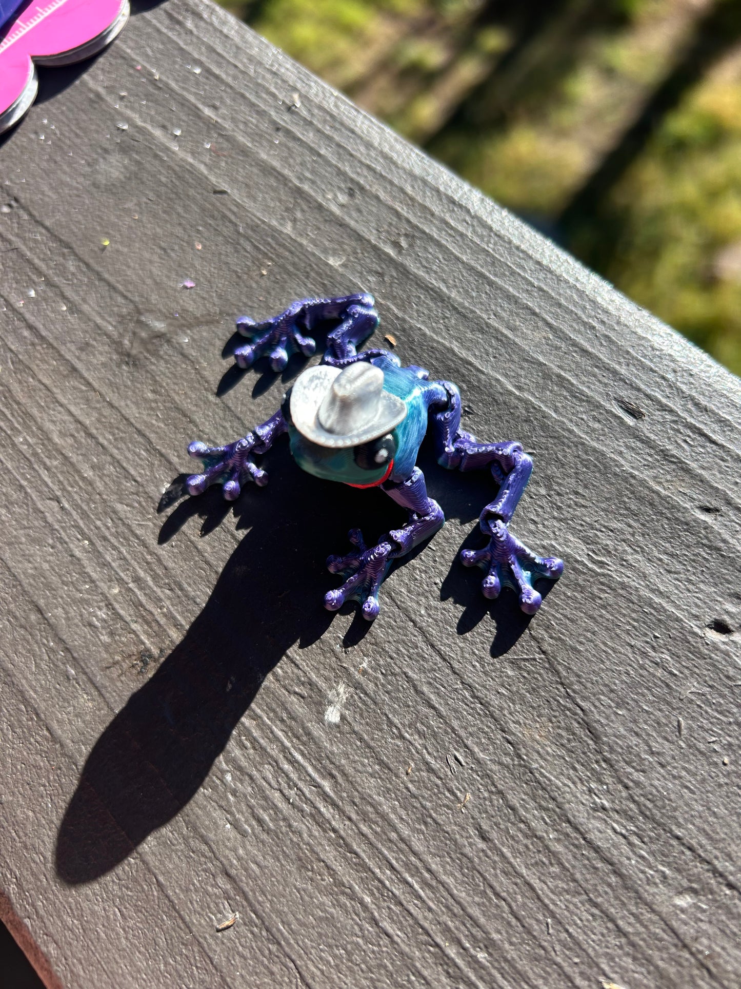 Tiny Cowboy Frog Magnet
