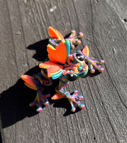 Tiny Butterfly Frog Magnets