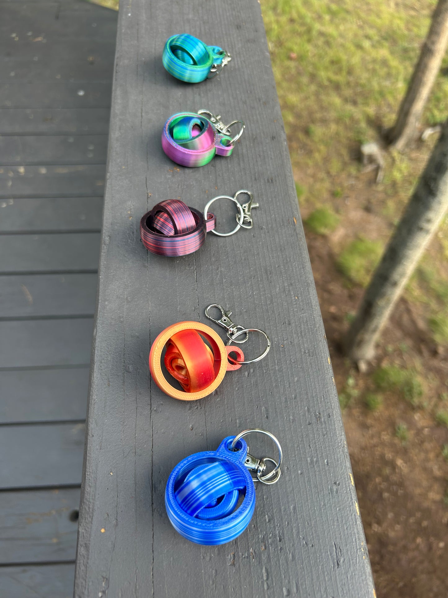 Gyro Keychain Fidgets