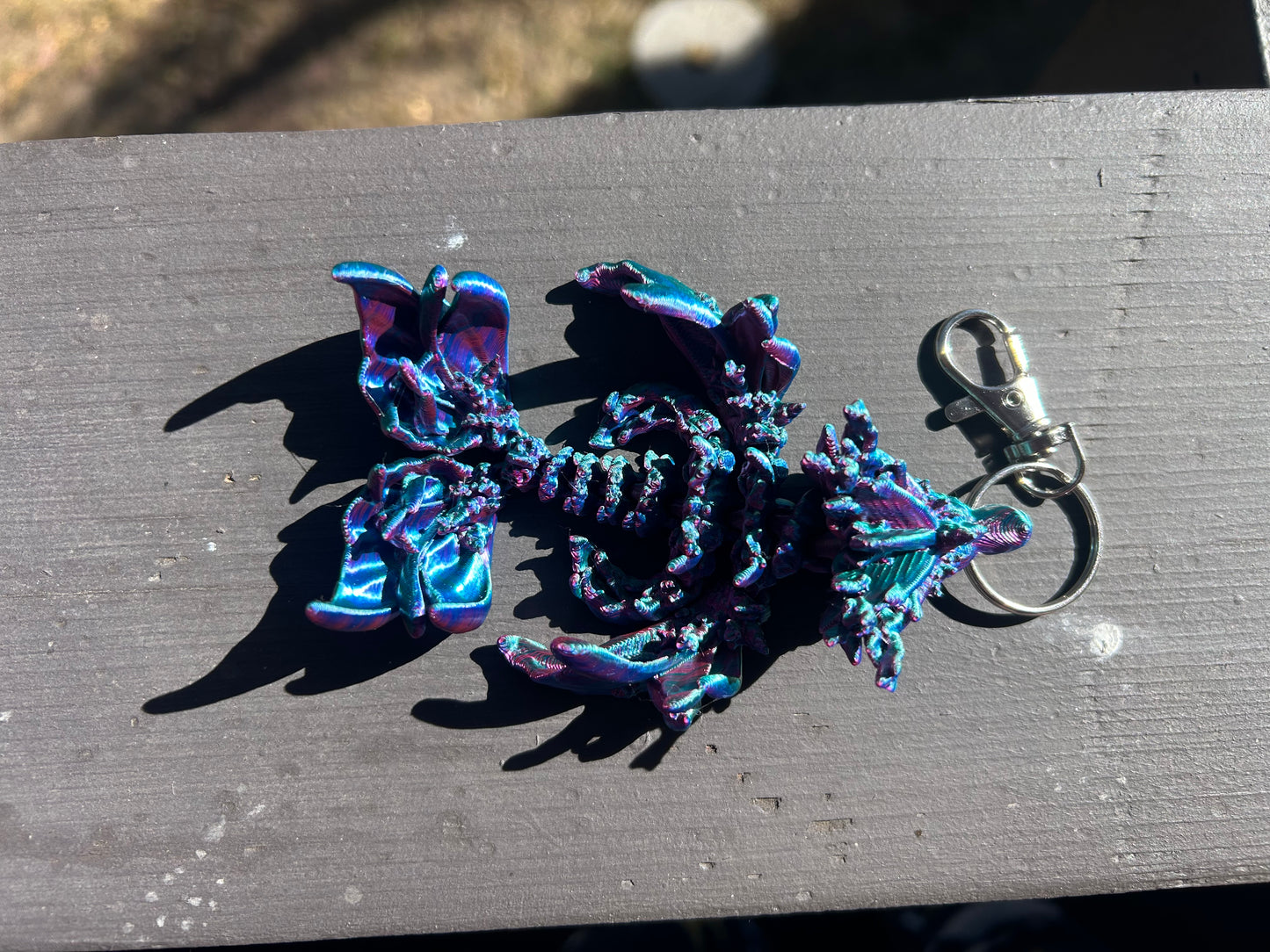 Coral Reef Dragon Tadling Keychains