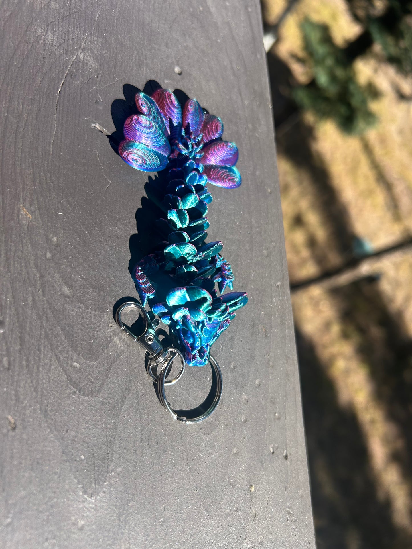 Clover Dragon Tadling Keychains