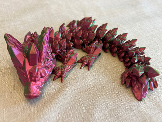 Baby Crystal Wolf Dragon