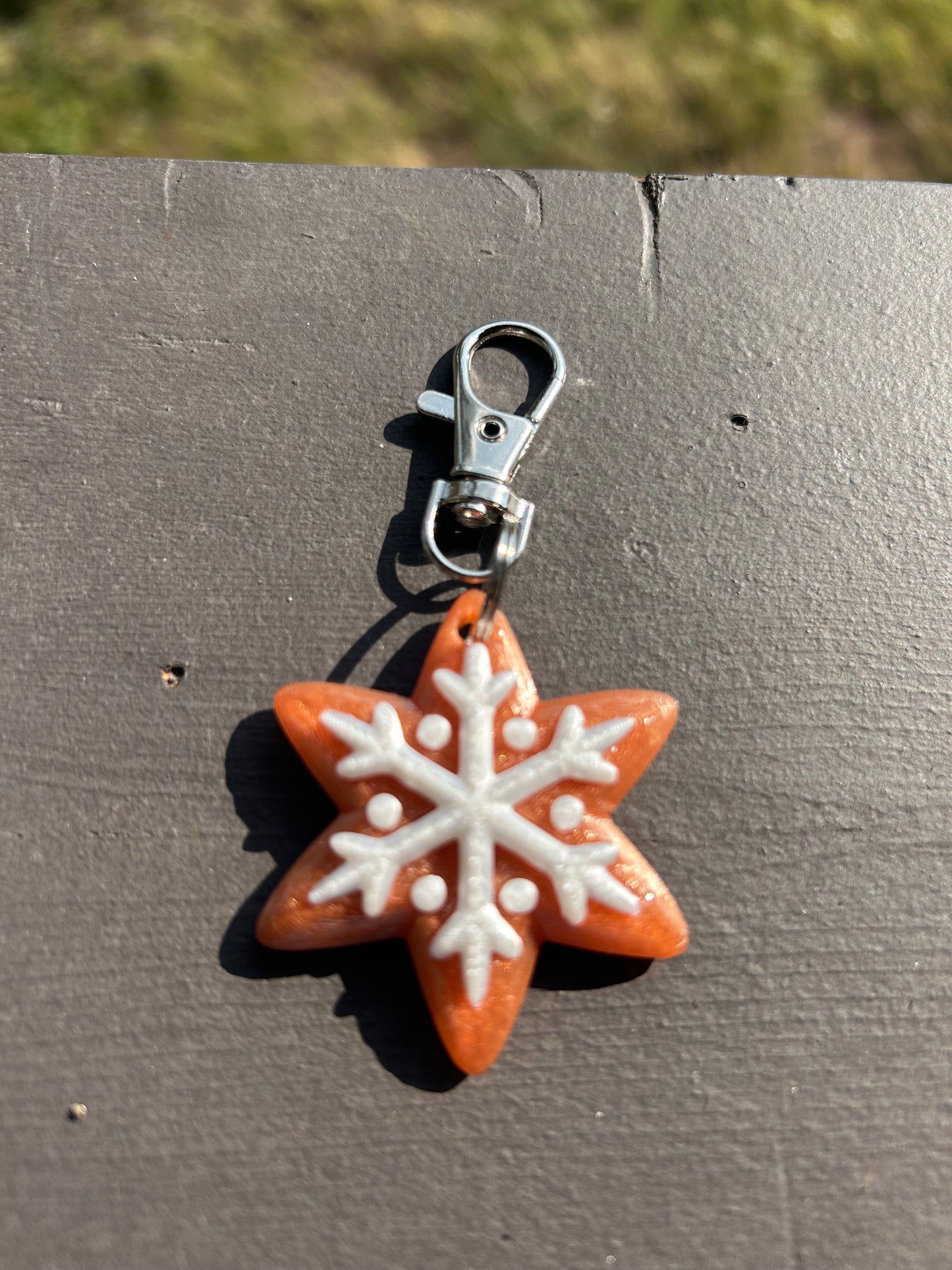Gingerbread Cookie Keychain