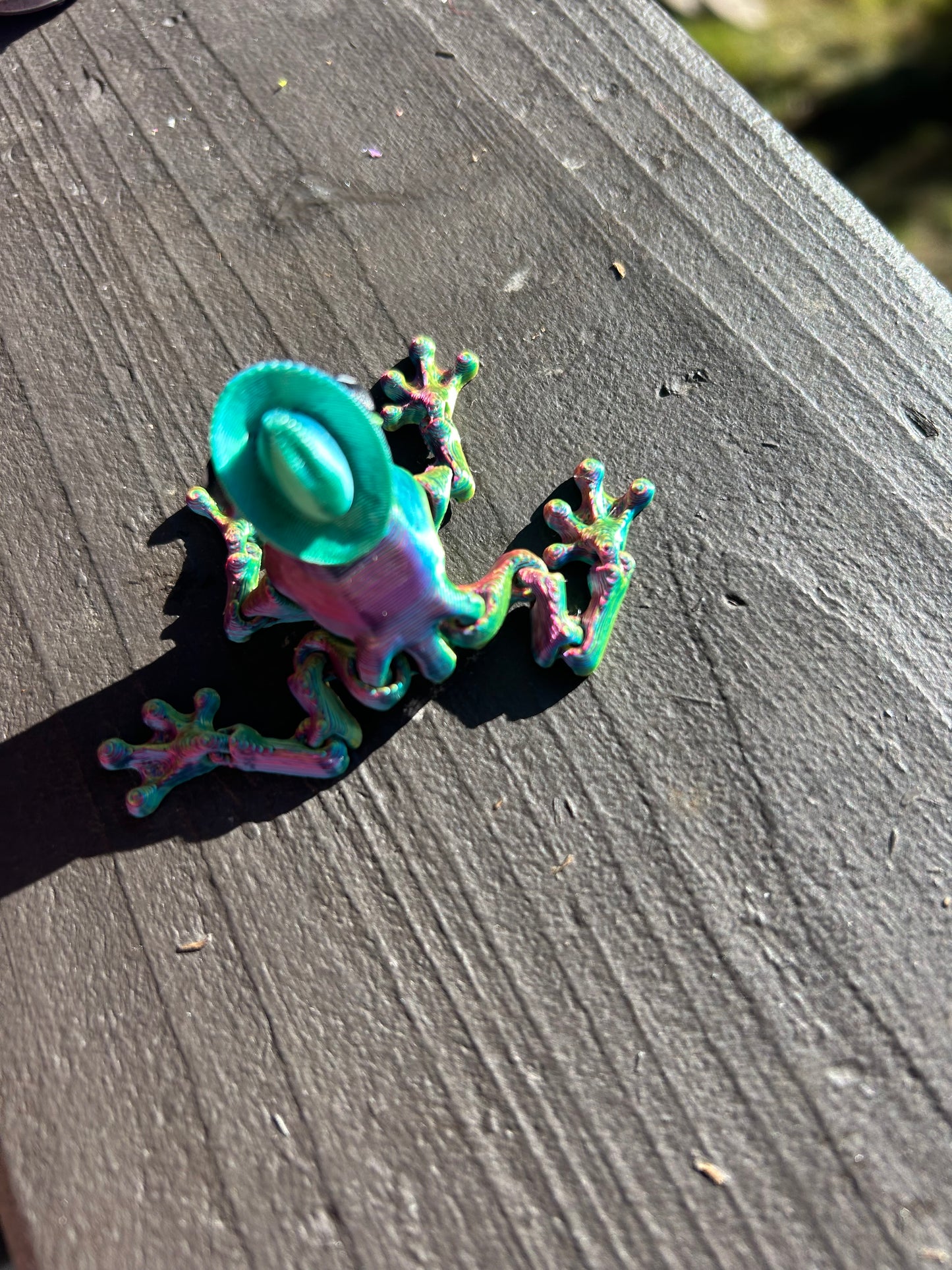 Tiny Cowboy Frog Magnet