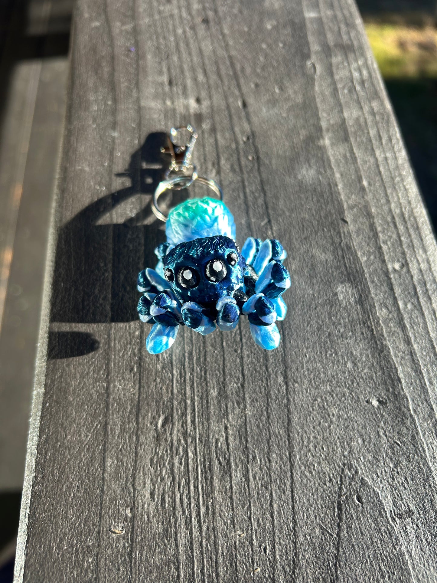 Brown Widow Spider Keychains