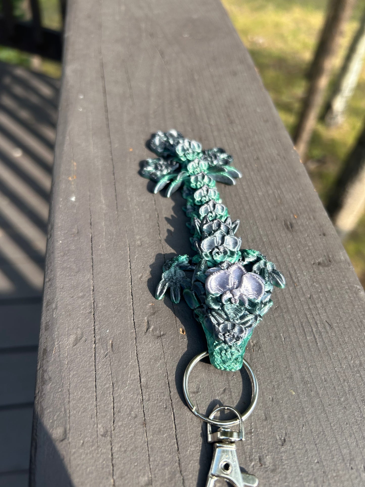 Orchid Dragon Tadling Keychains