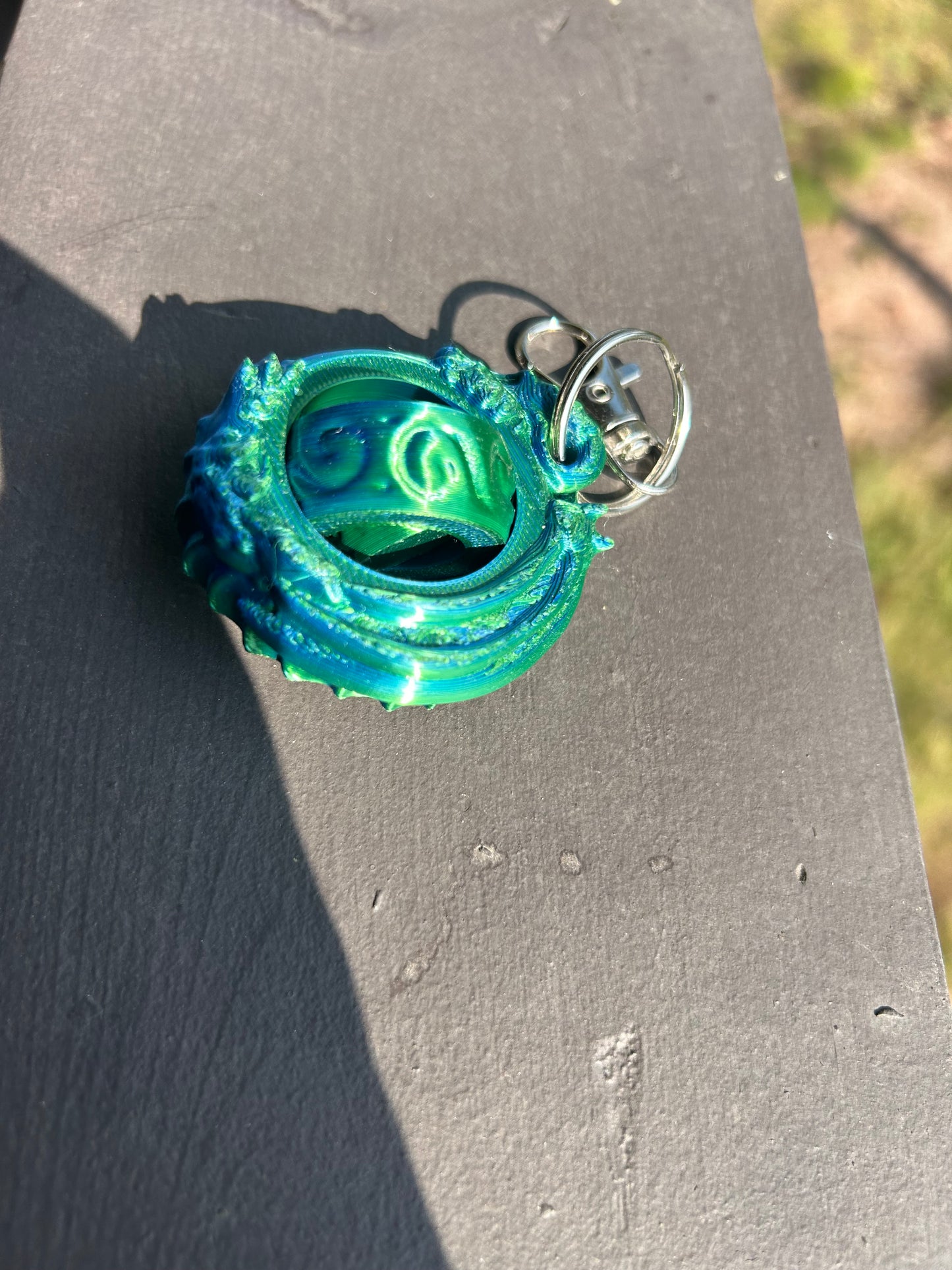 Dragon Gyro Fidget Keychain