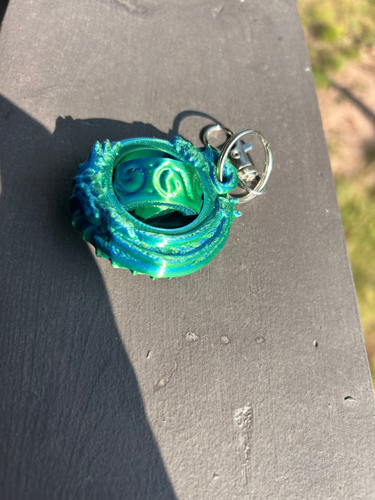 Dragon Gyro Fidget Keychain