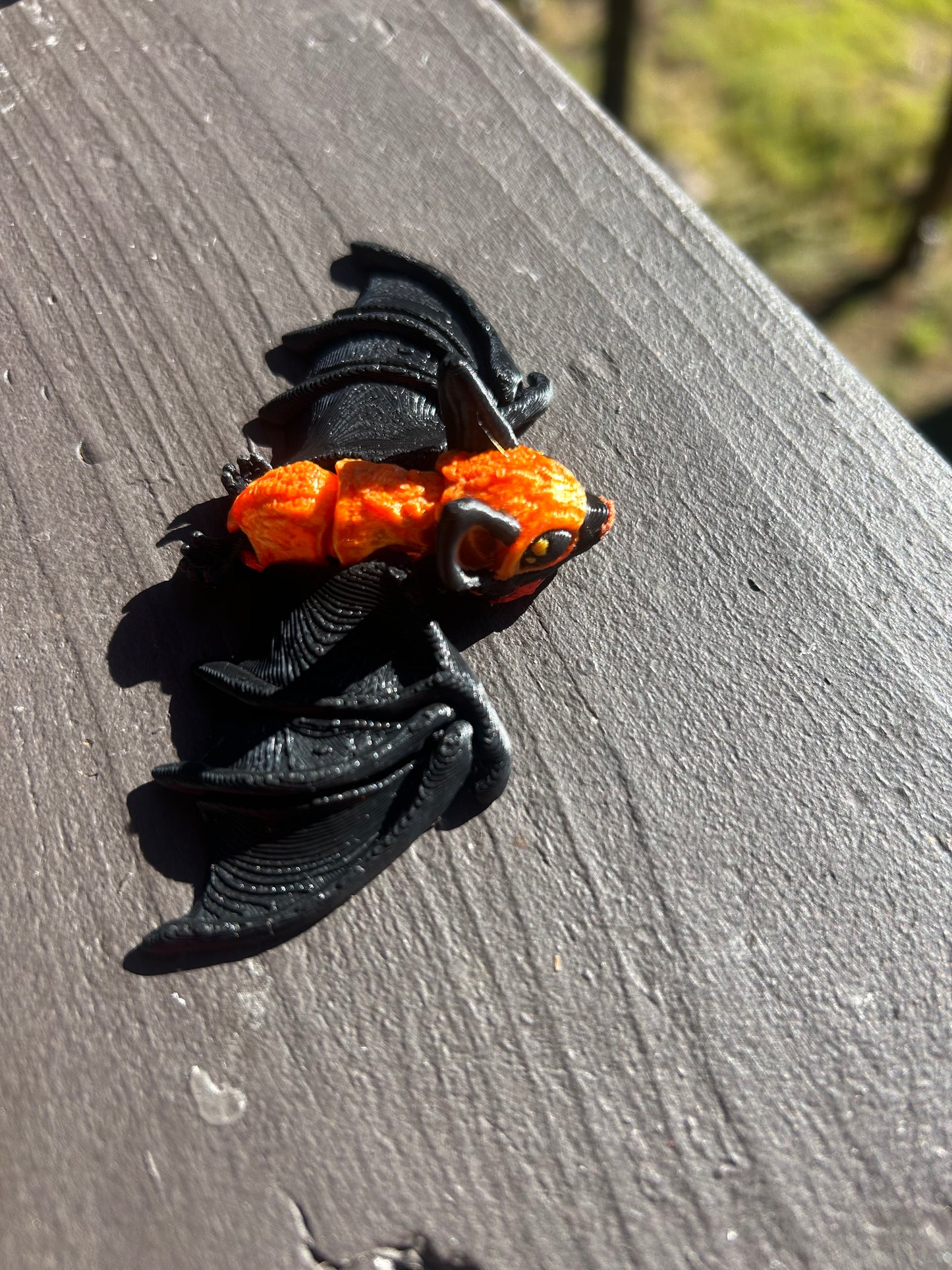 Tiny, Articulated Bat Magnets