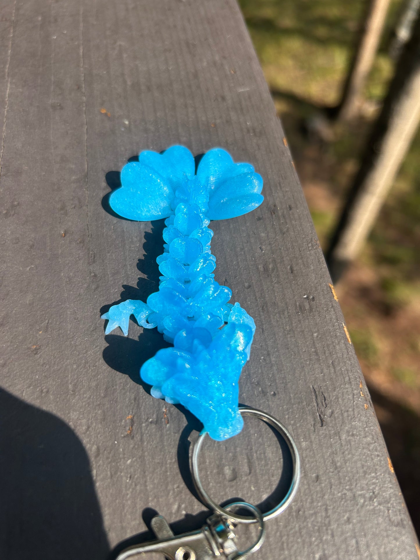 Clover Dragon Tadling Keychains