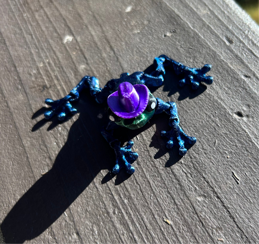 Tiny Cowboy Frog Magnet