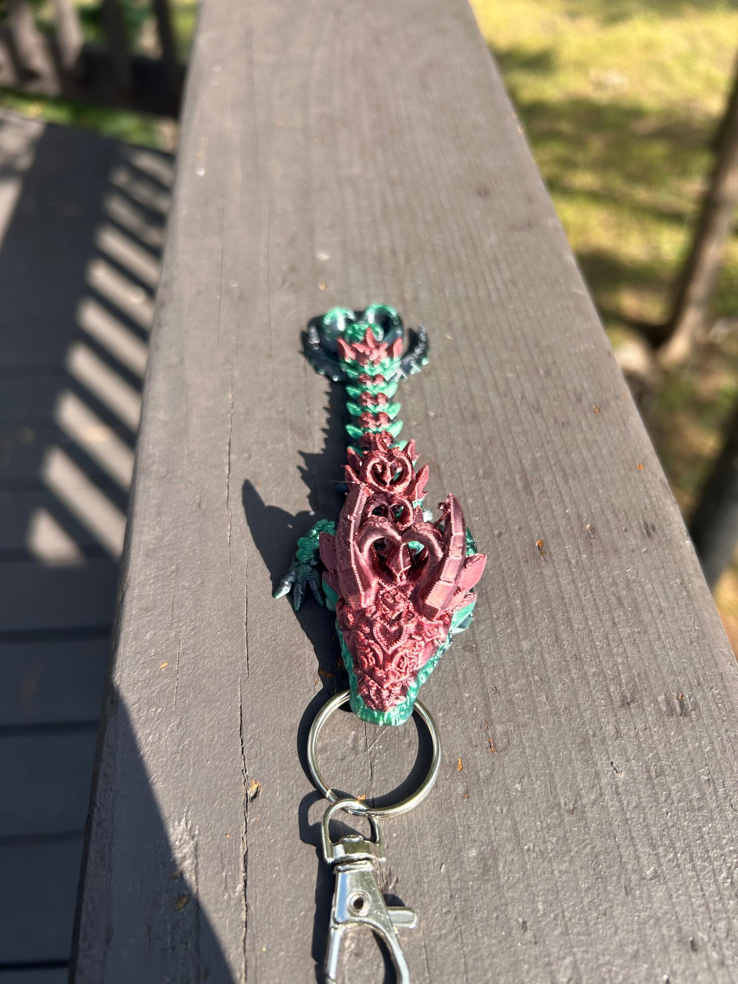 Dark Heart Dragon Tadling Keychains