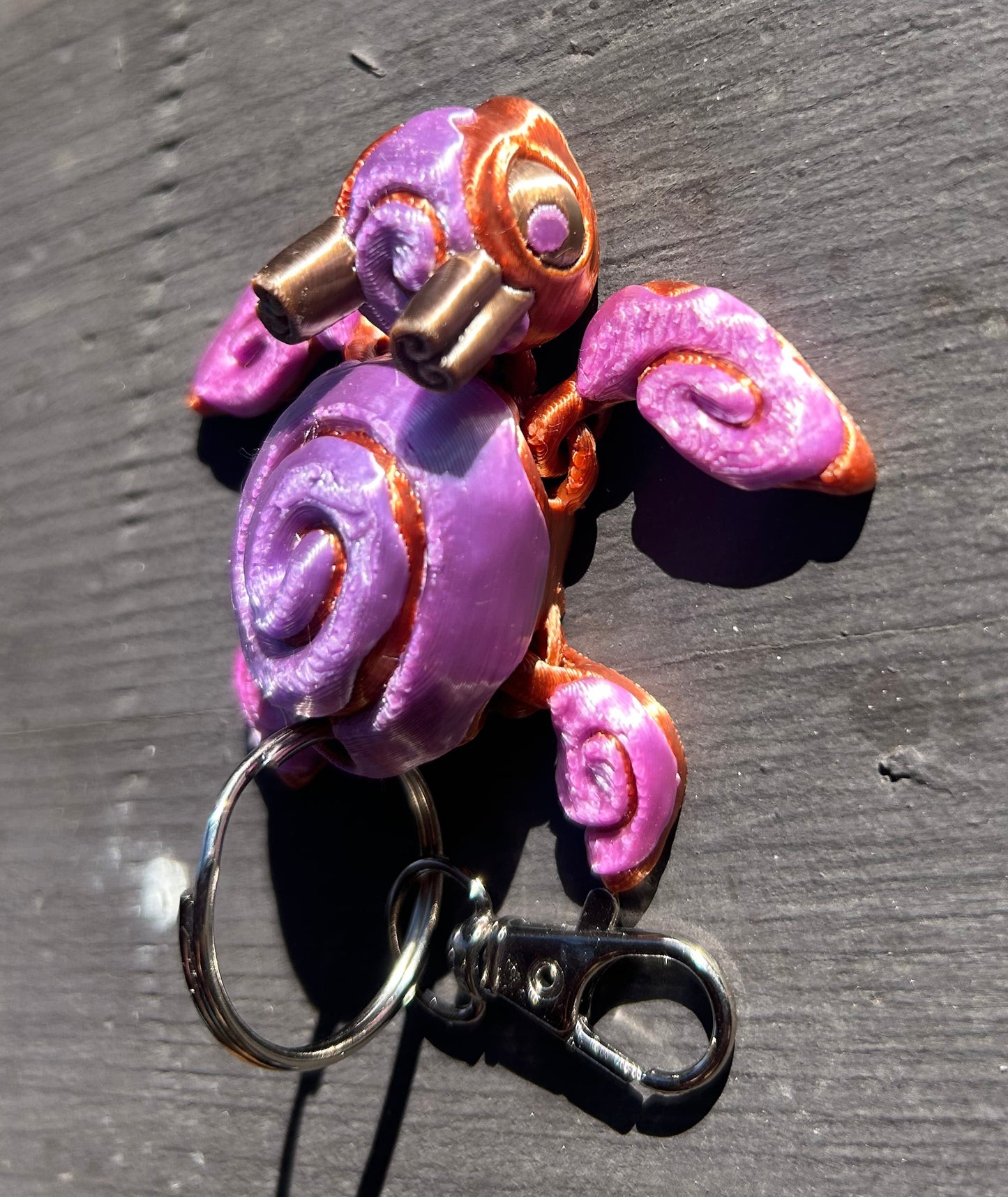 Cinnaswirl Turtle Keychains