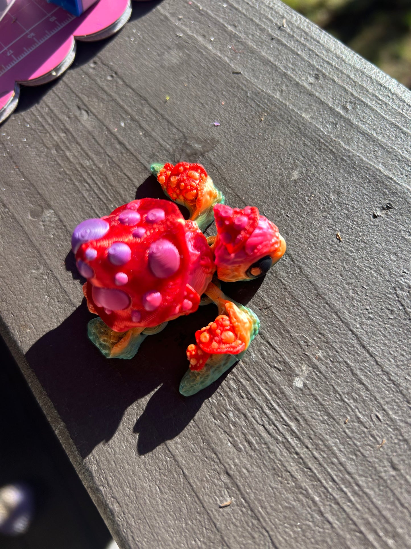 Tiny Mushroom Turtle Magnets