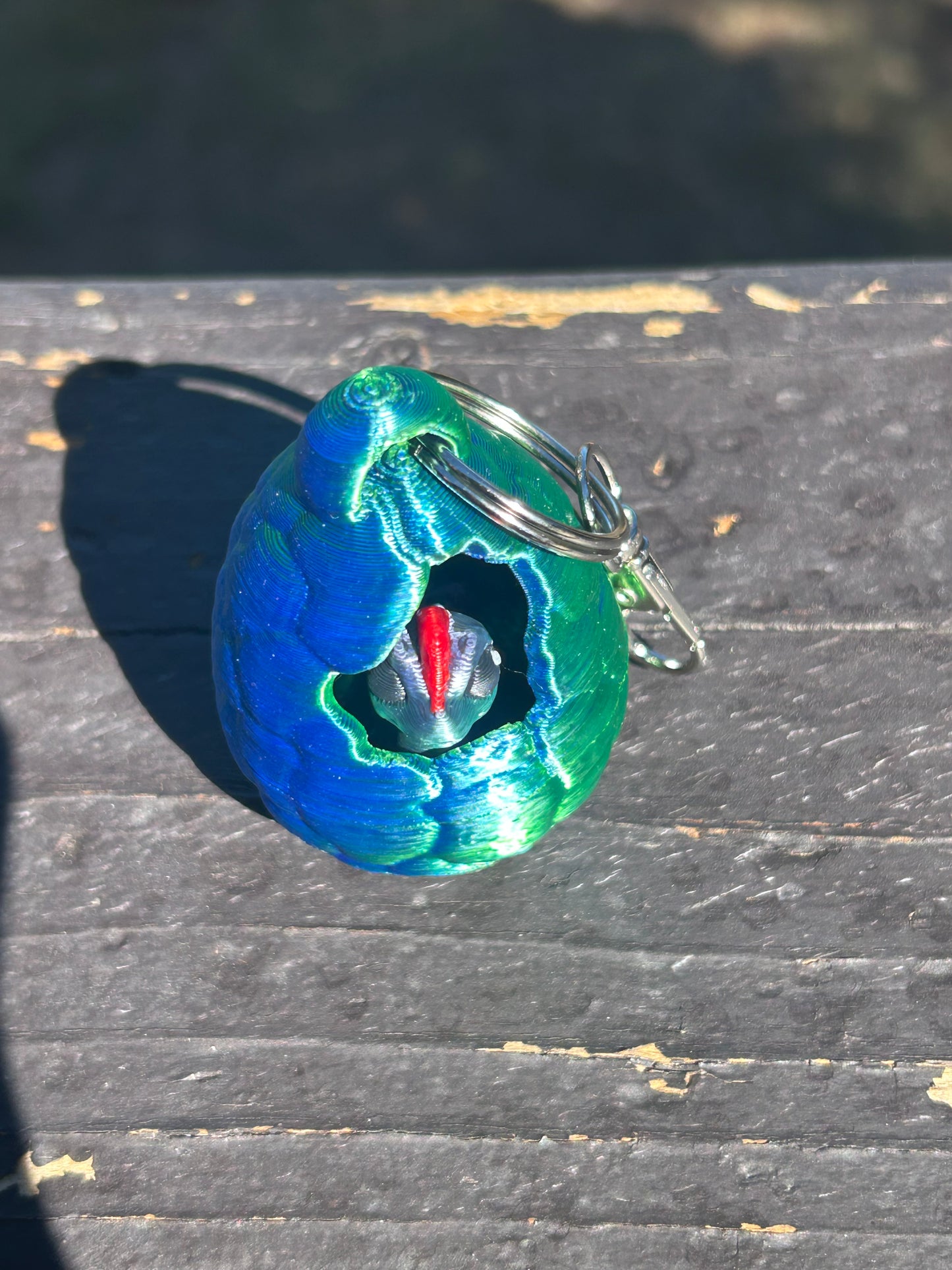 Tiny Dino Hatchlings with egg and Keychain