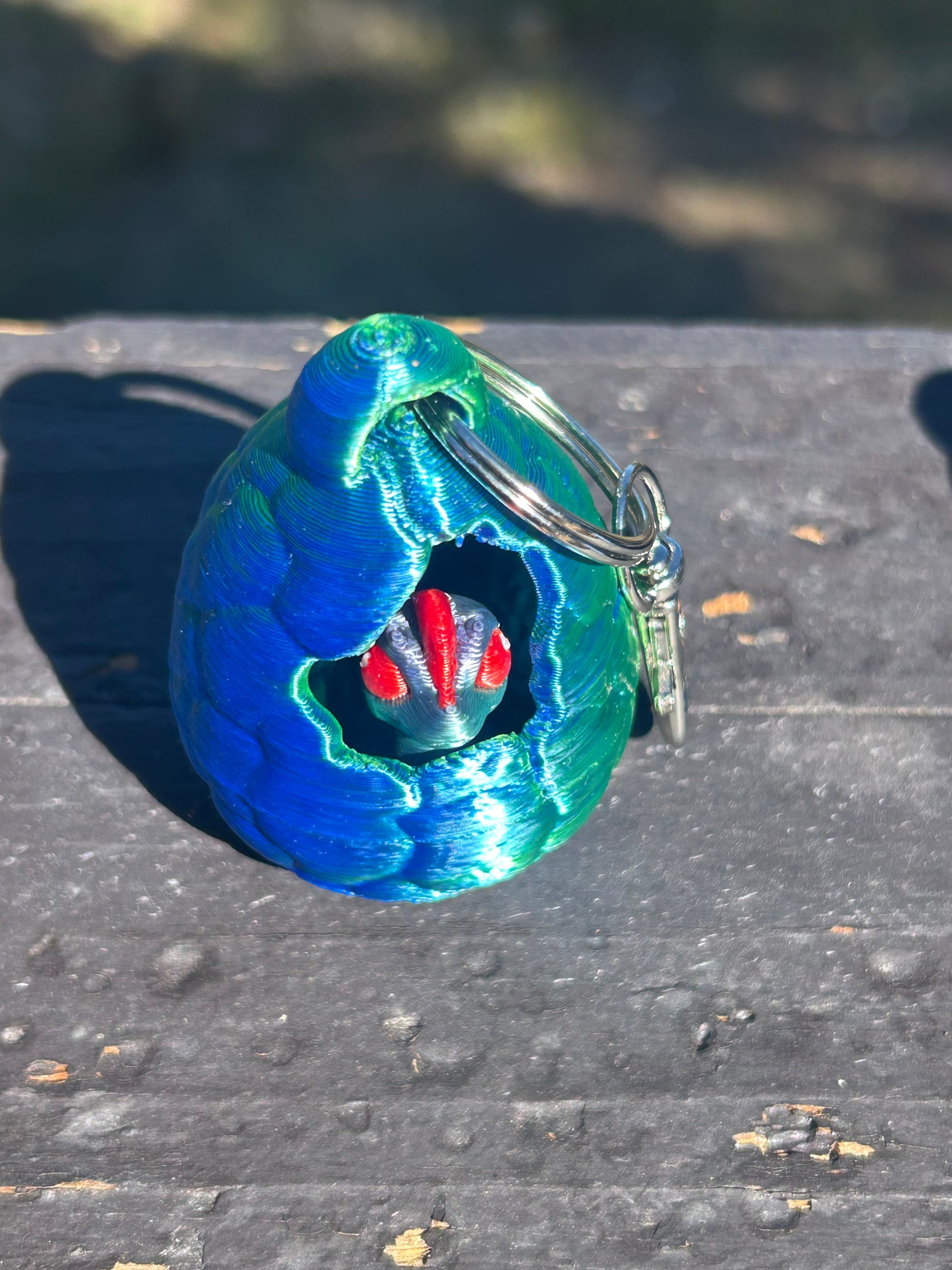 Tiny Dino Hatchlings with egg and Keychain