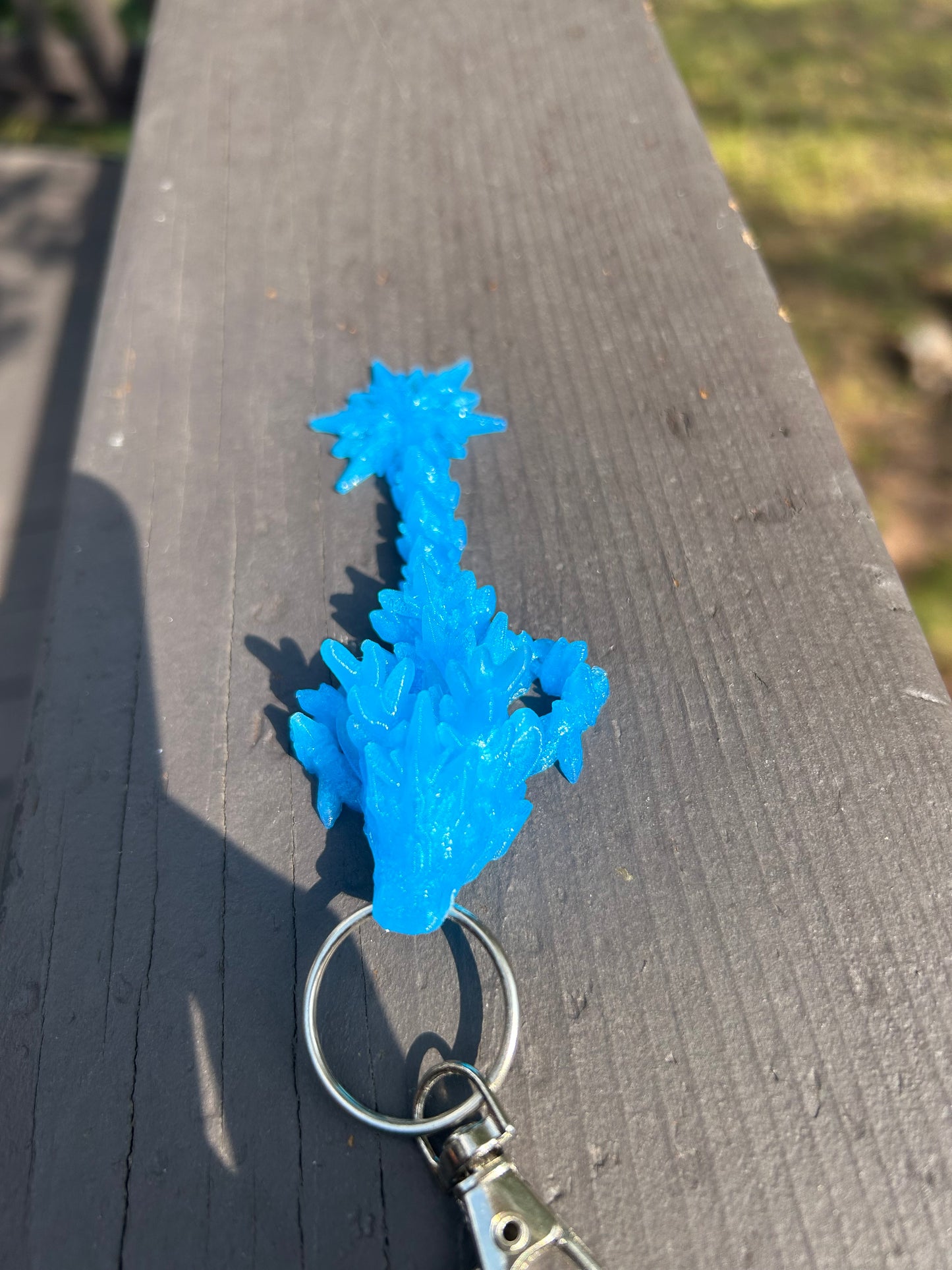 Winter Dragon Tadling Keychains