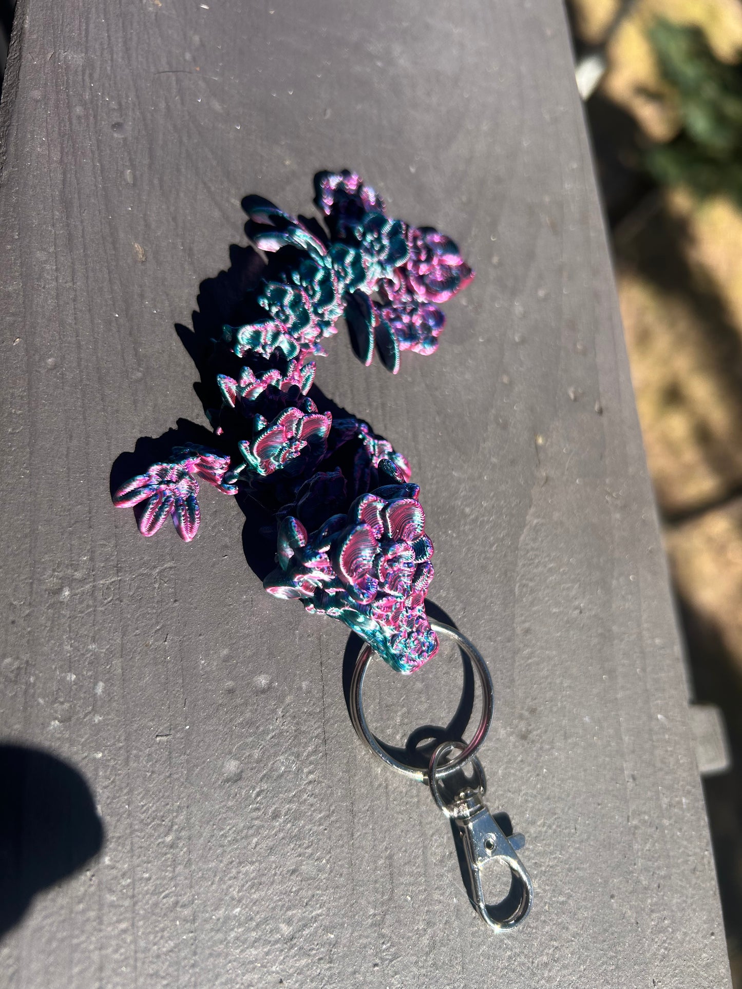 Orchid Dragon Tadling Keychains