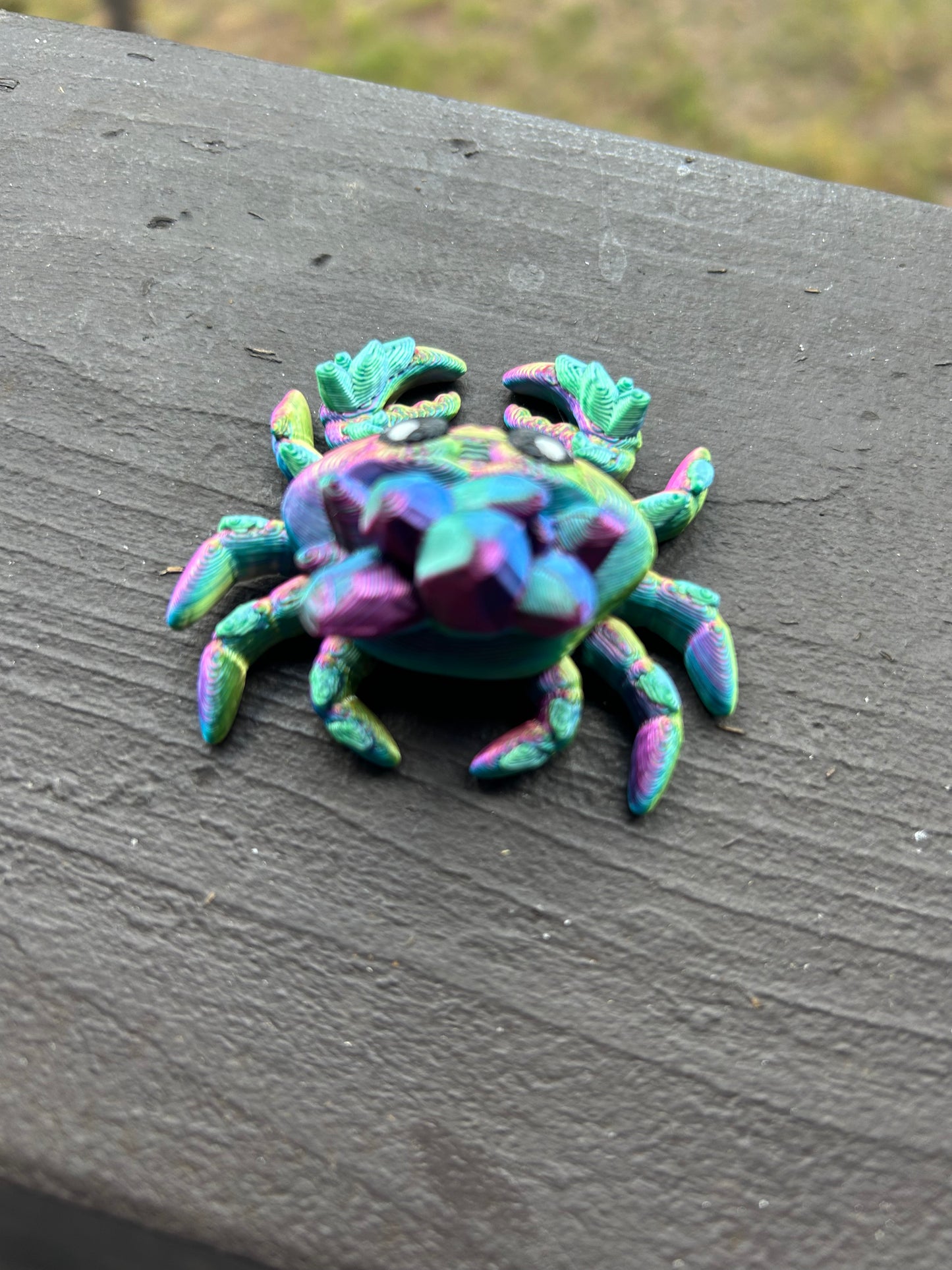 Crystal Crab Magnets