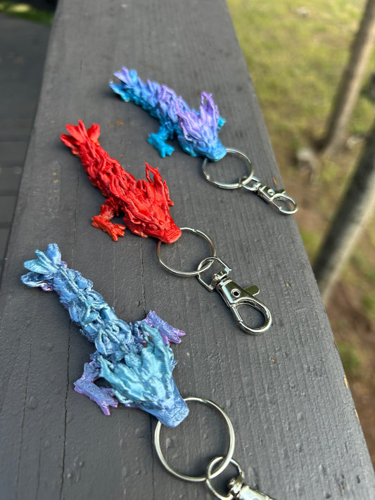 Serpent Dragon Tadling Keychains