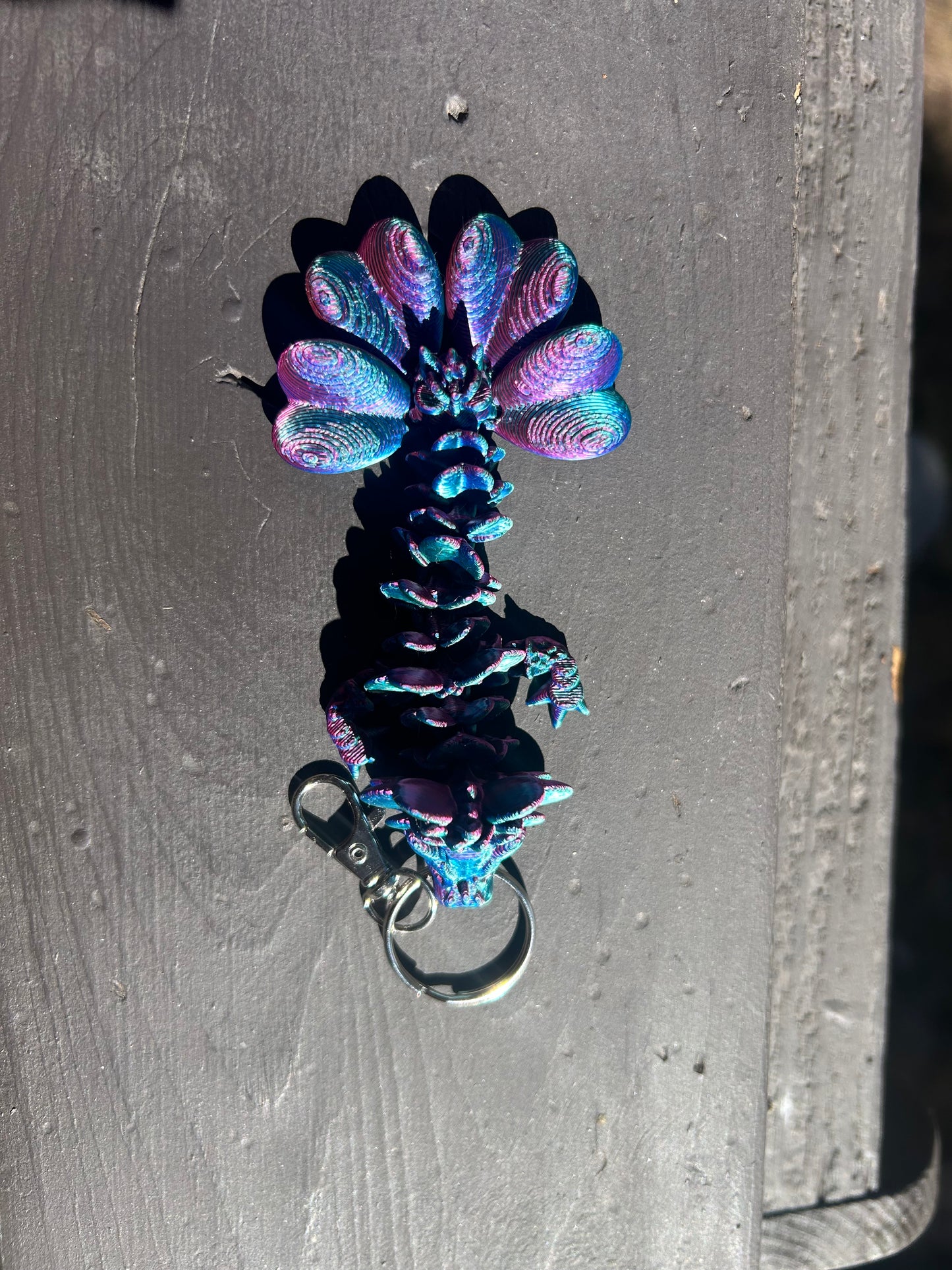 Clover Dragon Tadling Keychains