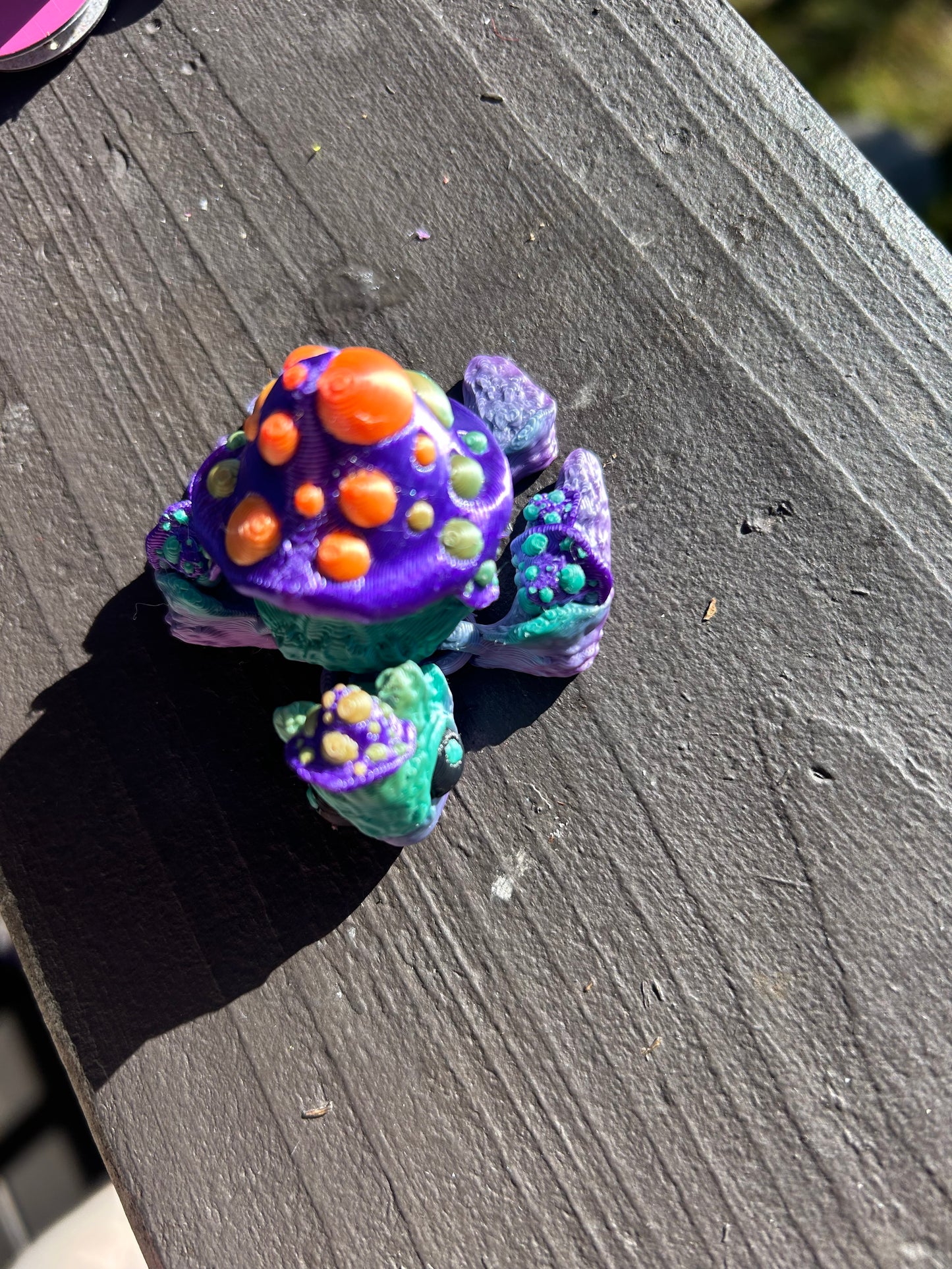 Tiny Mushroom Turtle Magnets