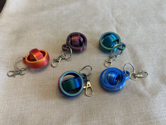 Fidget Spinner Keychains