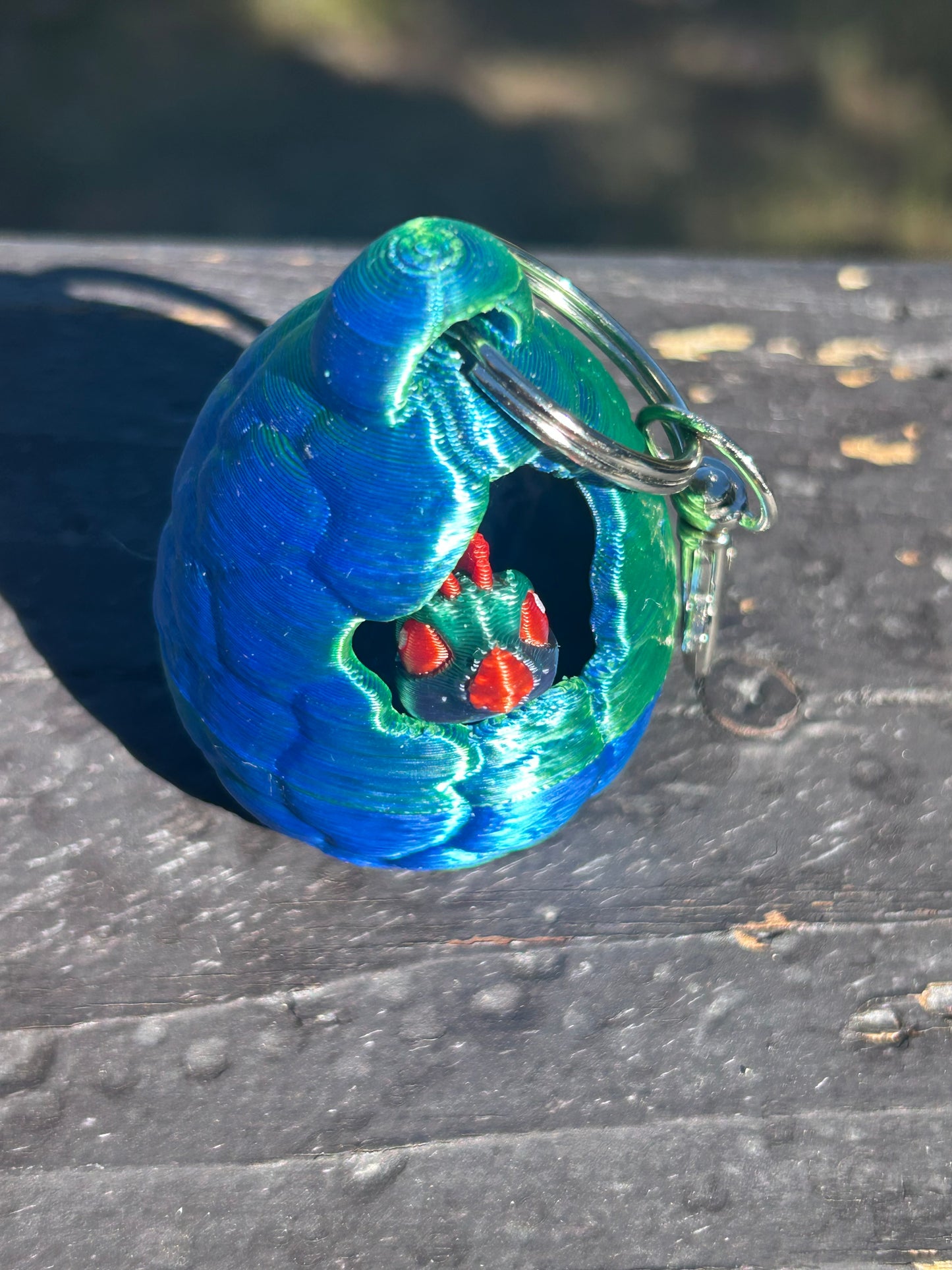 Tiny Dino Hatchlings with egg and Keychain
