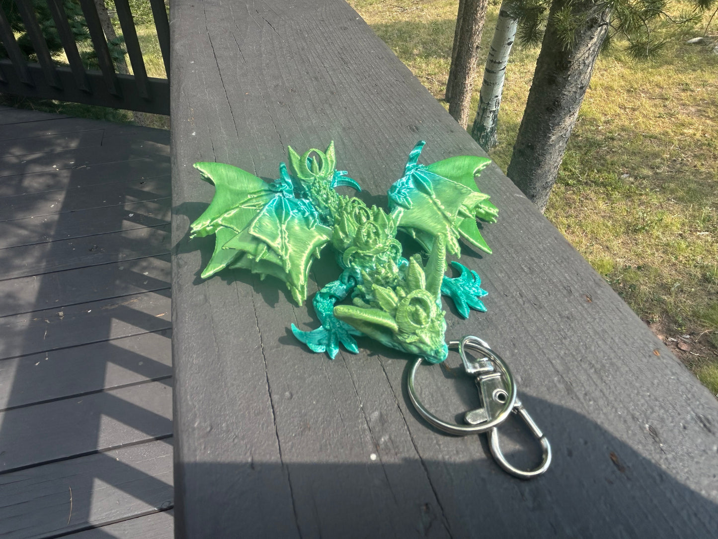 Night Wing Dragon Tadling Keychains