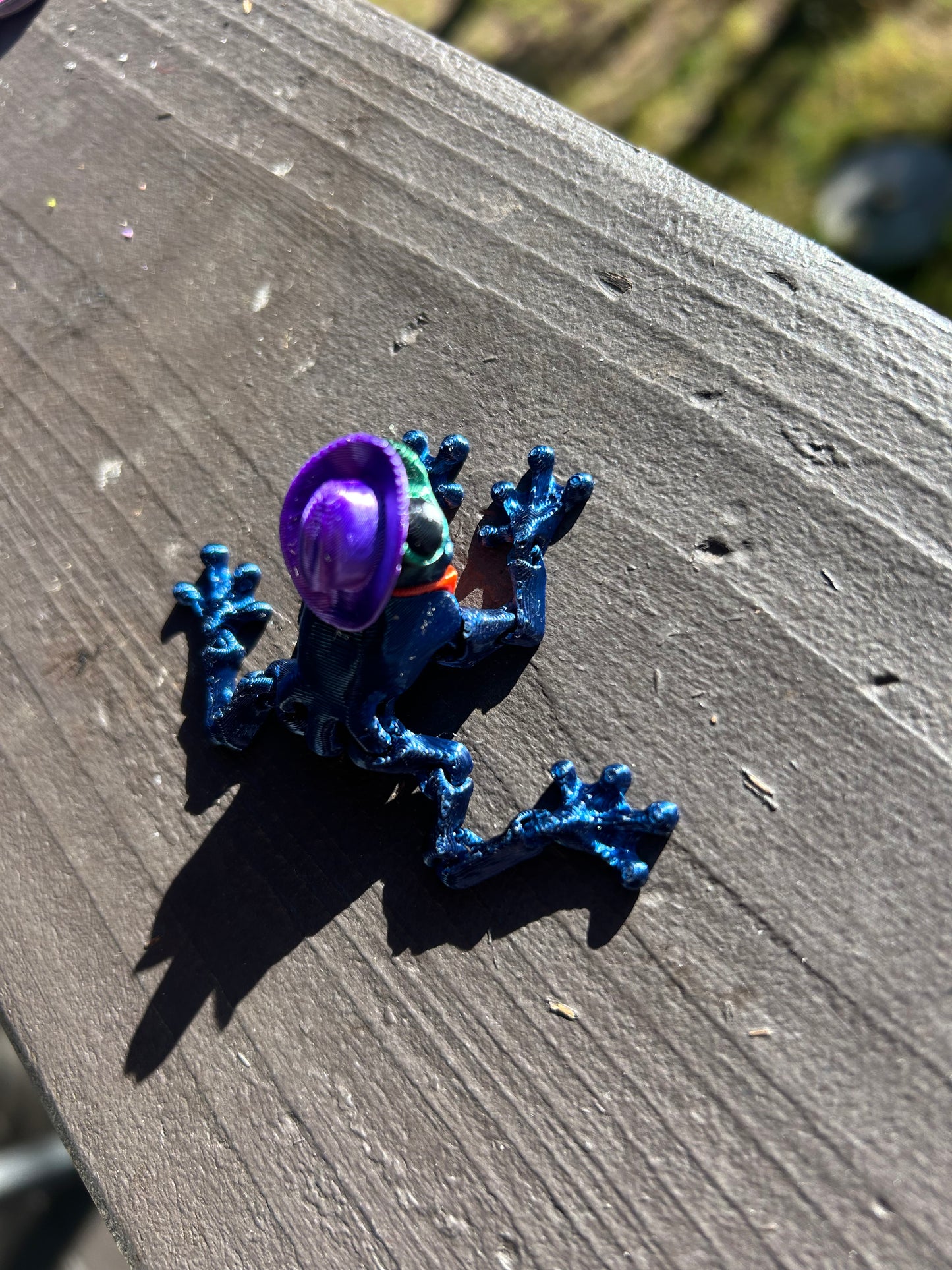 Tiny Cowboy Frog Magnet