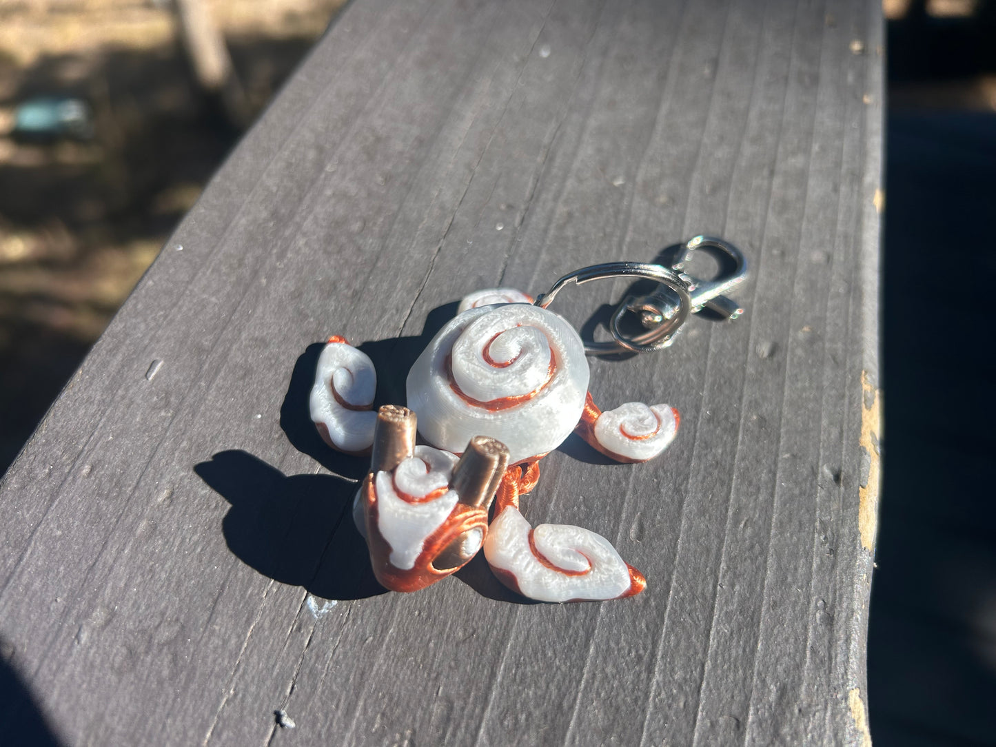 Cinnaswirl Turtle Keychains