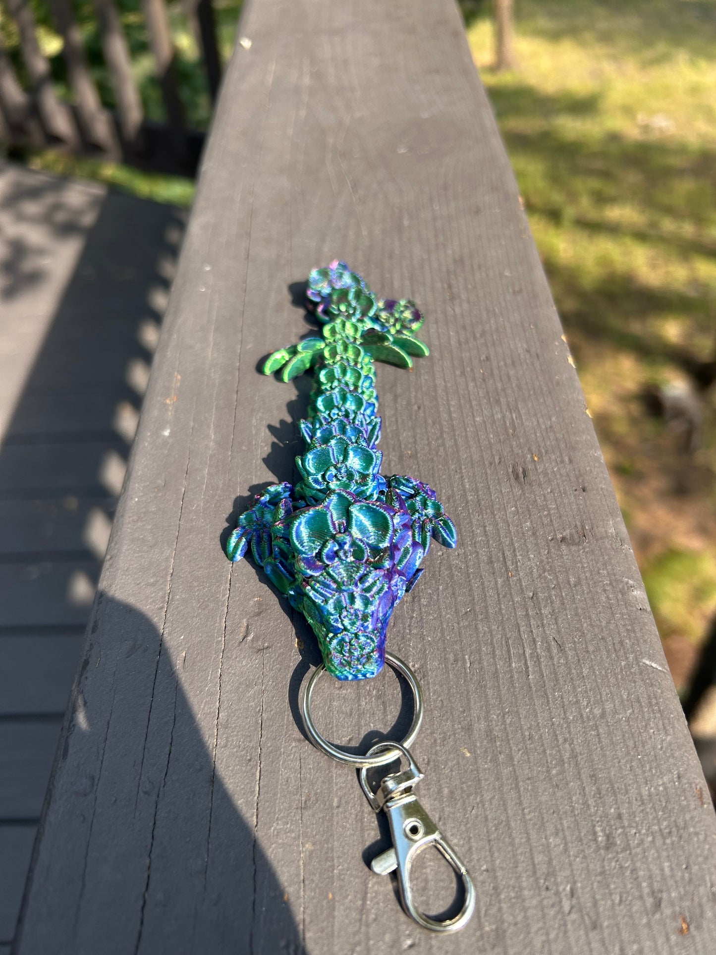 Orchid Dragon Tadling Keychains