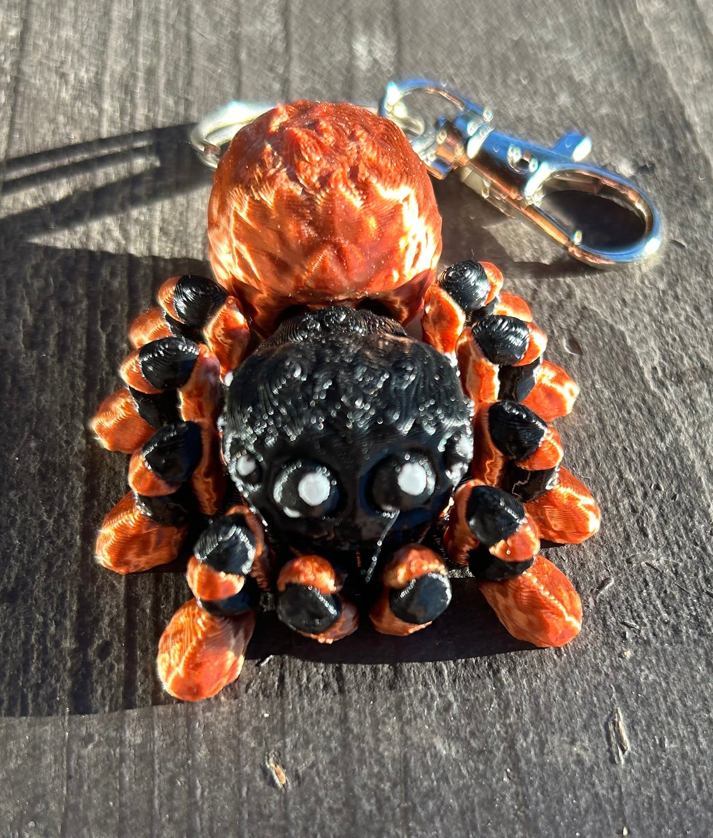Brown Widow Spider Keychains