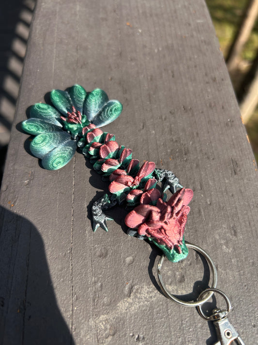 Clover Dragon Tadling Keychains