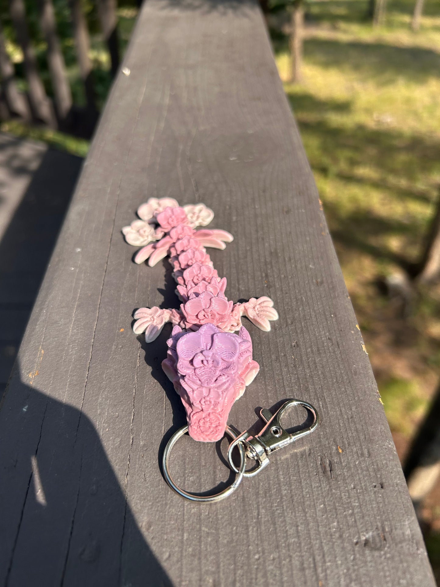 Orchid Dragon Tadling Keychains