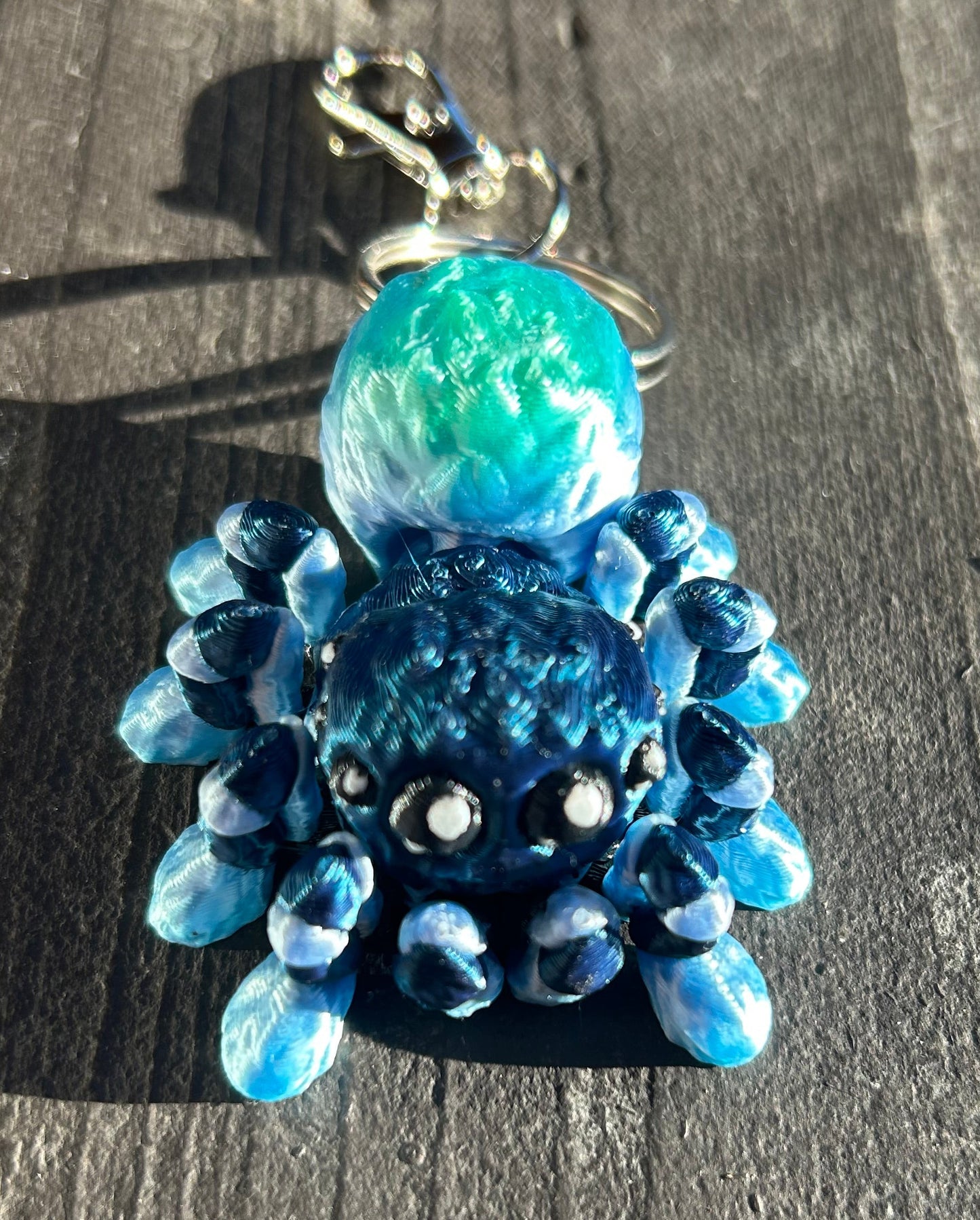 Brown Widow Spider Keychains