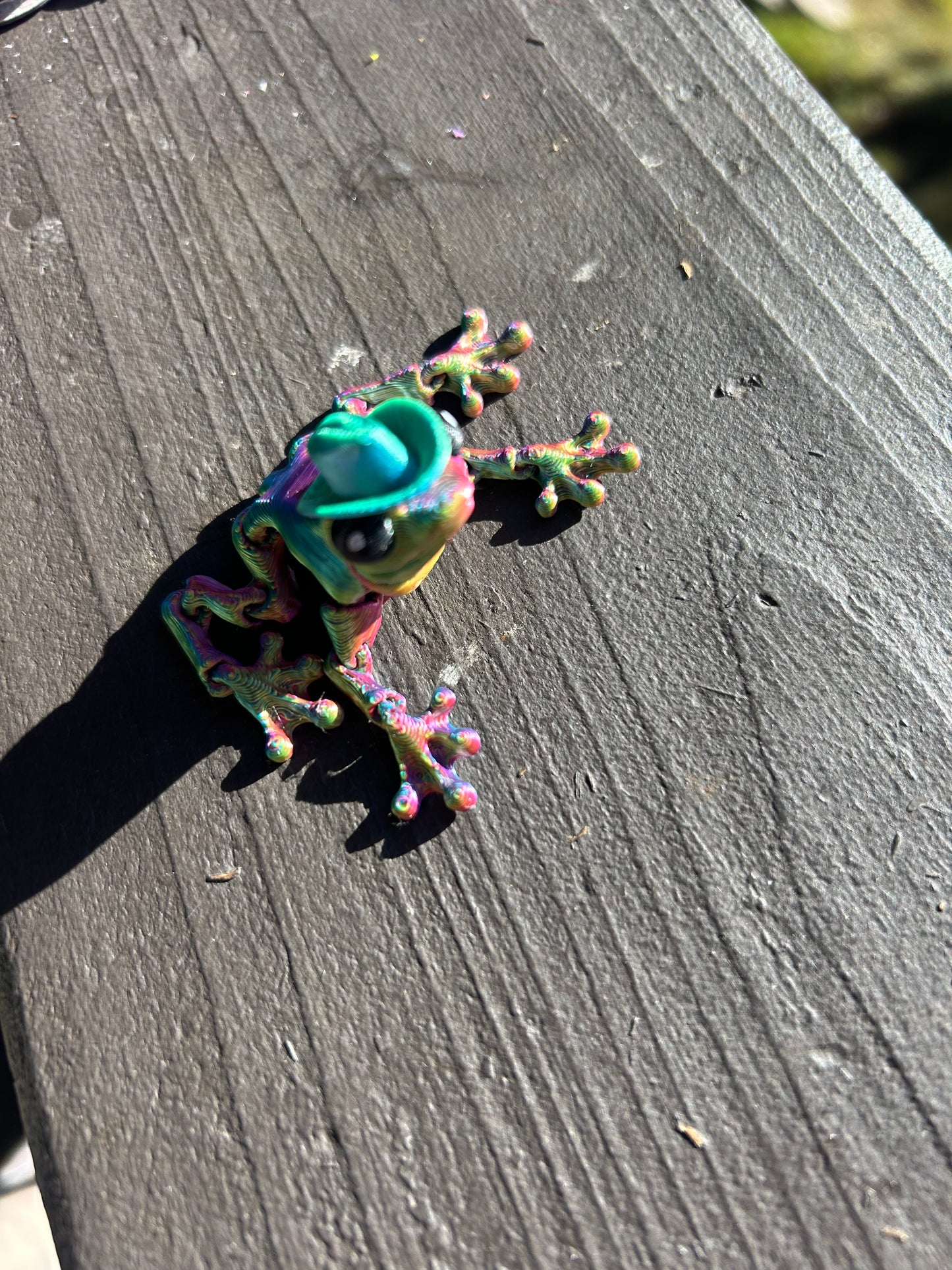 Tiny Cowboy Frog Magnet
