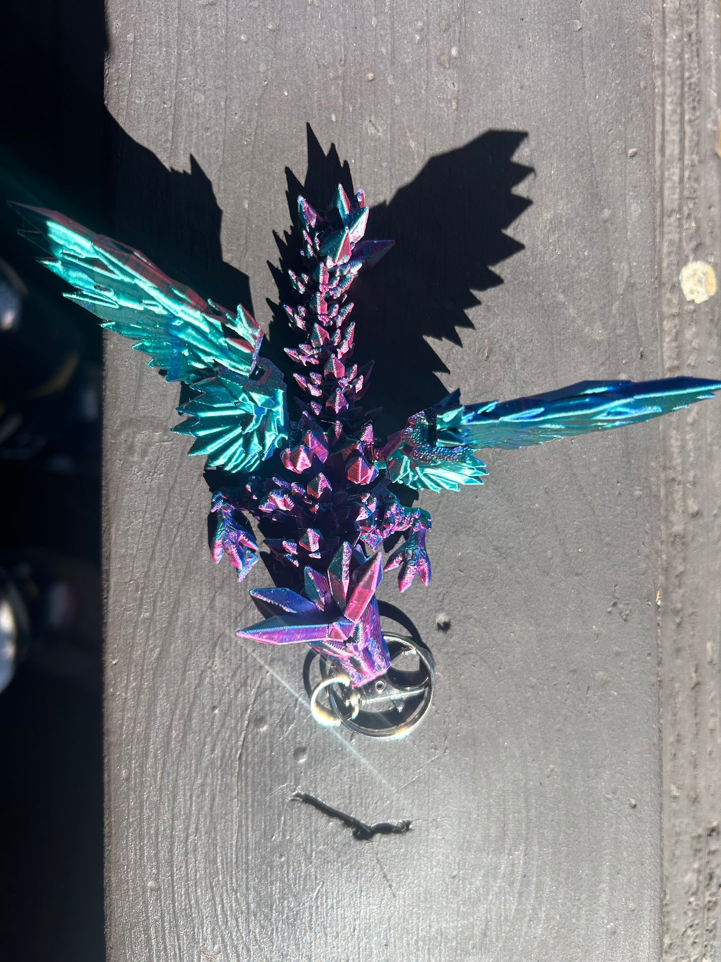 Crystal Dragon Tadling Keychains