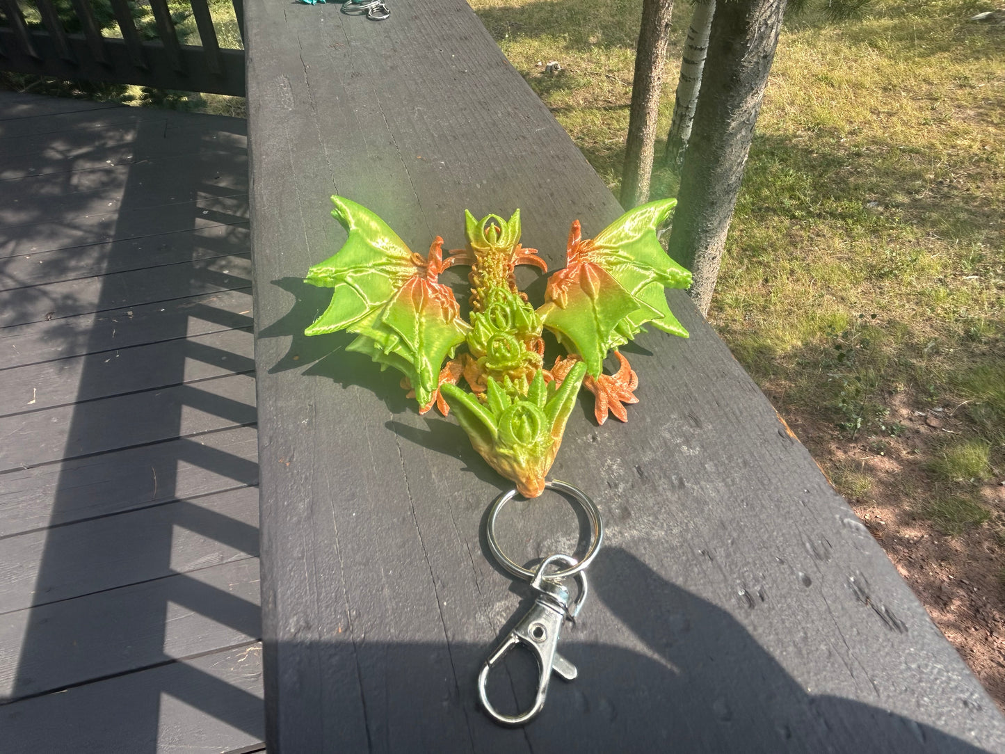 Night Wing Dragon Tadling Keychains